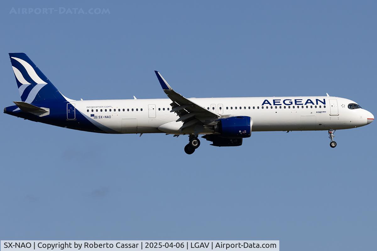 SX-NAO, 2024 Airbus A321-271NX C/N 11827, Athens Eleftherios Venizelos Airport