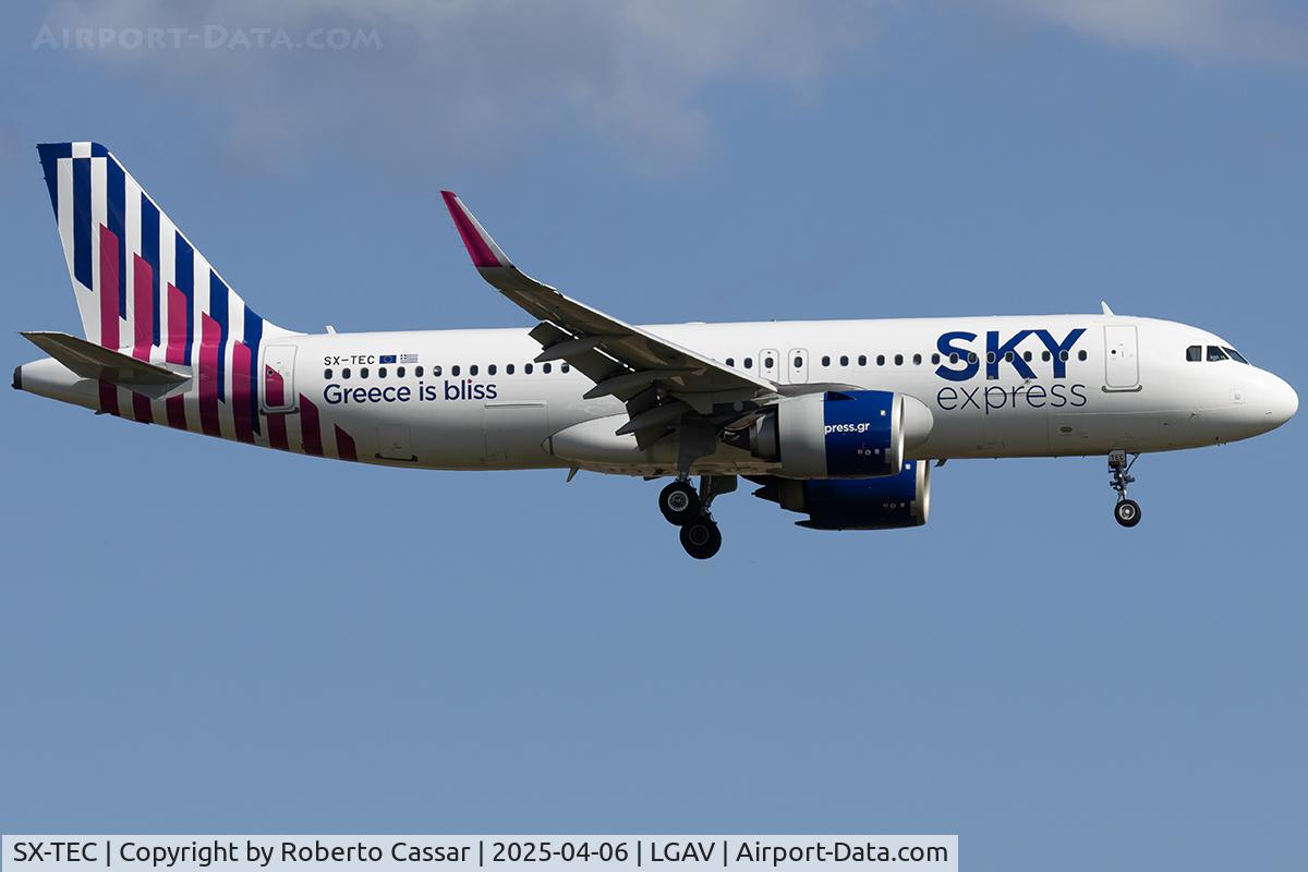 SX-TEC, 2020 Airbus A320-251N C/N 9566, Athens Eleftherios Venizelos Airport