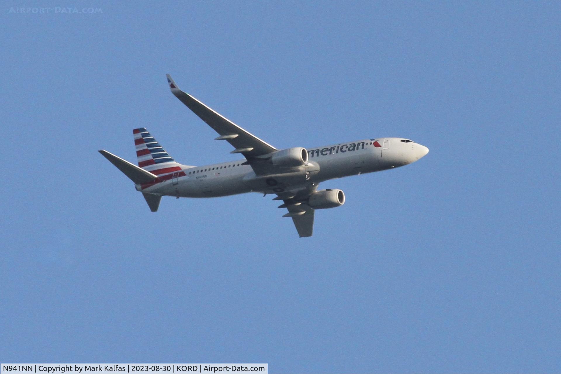 N941NN, 2013 Boeing 737-823 C/N 33232, B738 American Airlines Boeing 737-823 N941NN arriving KORD