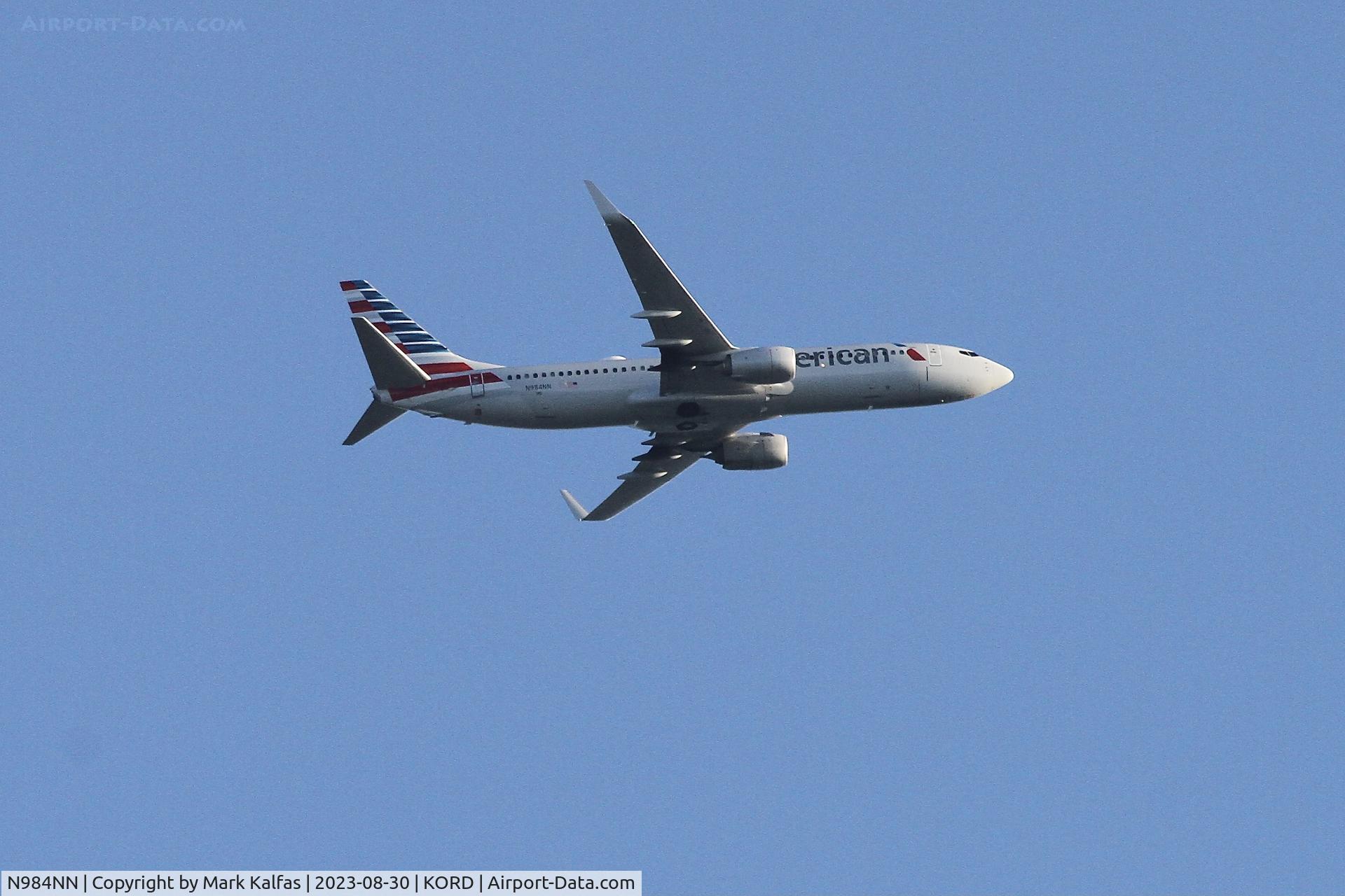 N984NN, 2015 Boeing 737-823 C/N 31234, B738 American Airlines Boeing 737-823 N984NN arriving KORD