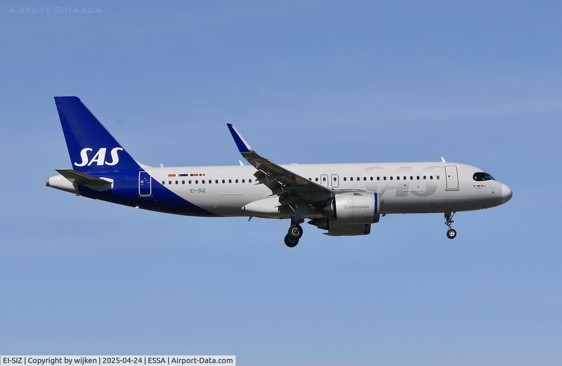 EI-SIZ, 2023 Airbus A321-251N C/N 11374, Rwy 01L