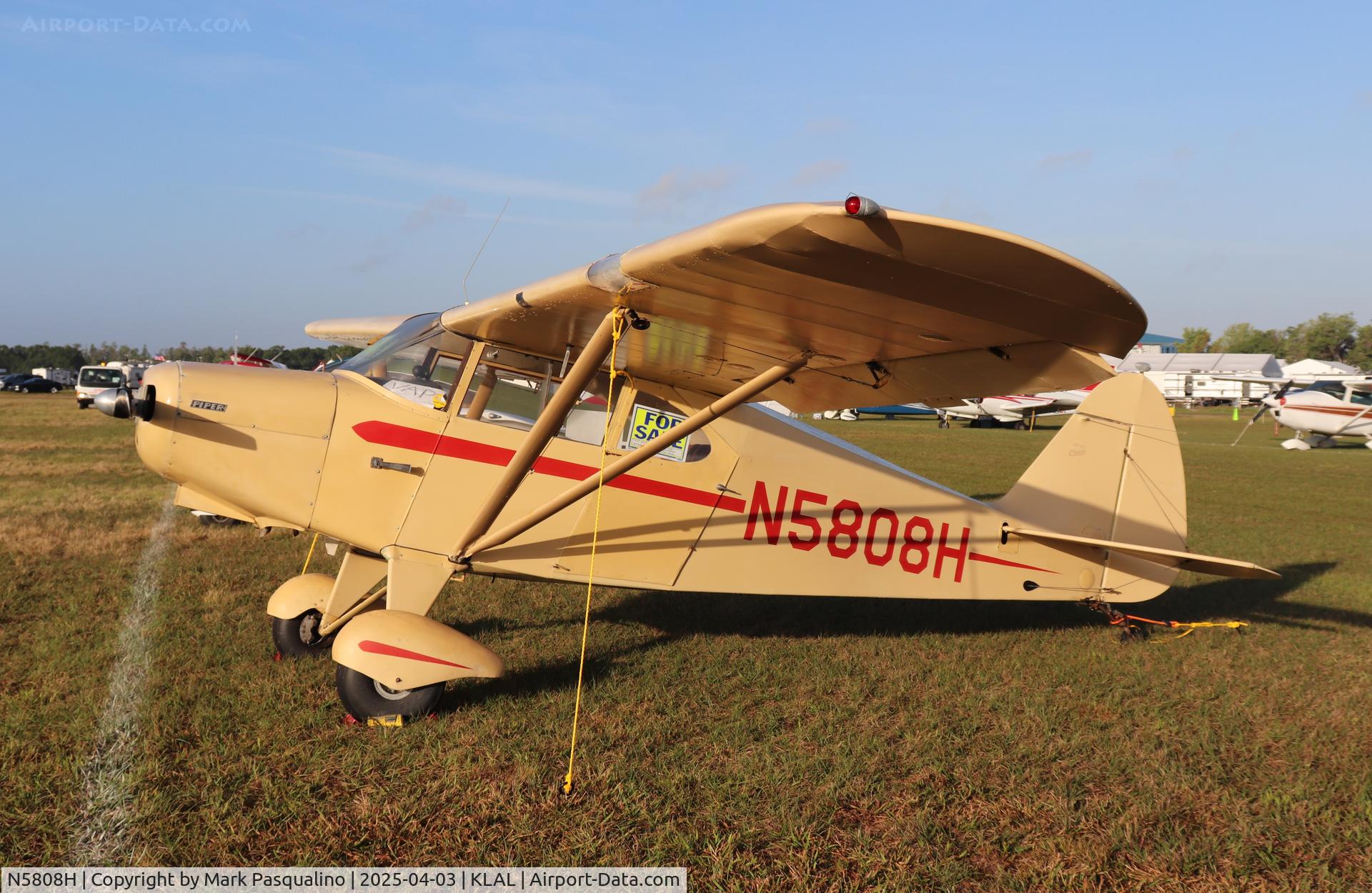 N5808H, 1949 Piper PA-16 Clipper C/N 16-425, Piper PA-16
