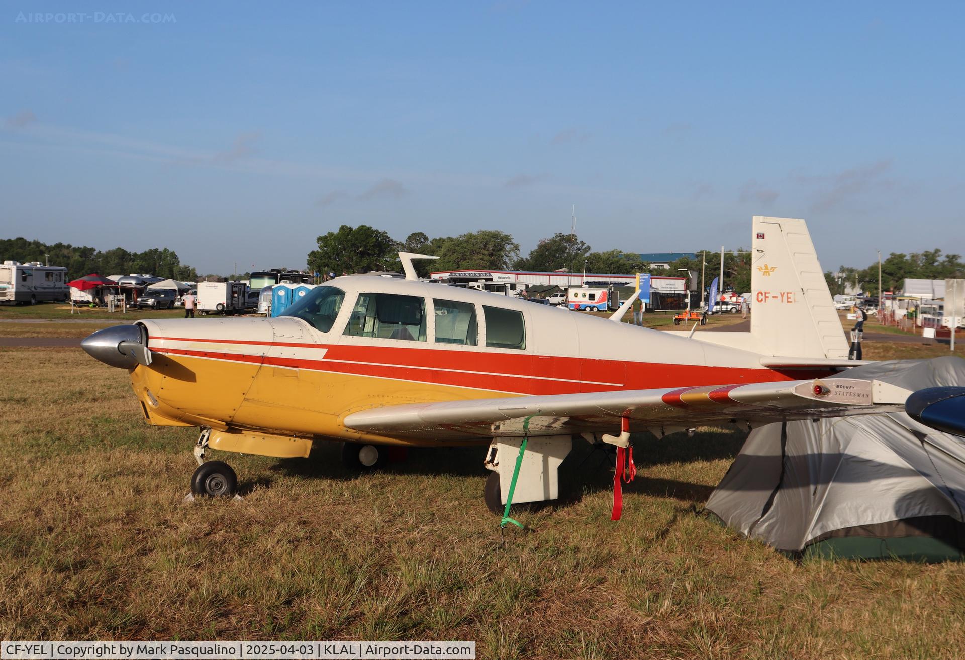 CF-YEL, 1969 Mooney M-20G Statesman C/N 690018, Mooney M20G