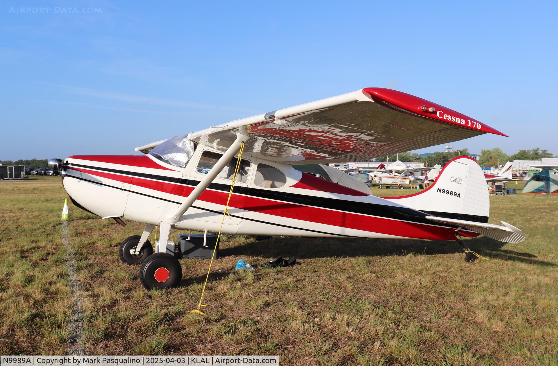 N9989A, 1950 Cessna 170A C/N 19424, Cessna 170A