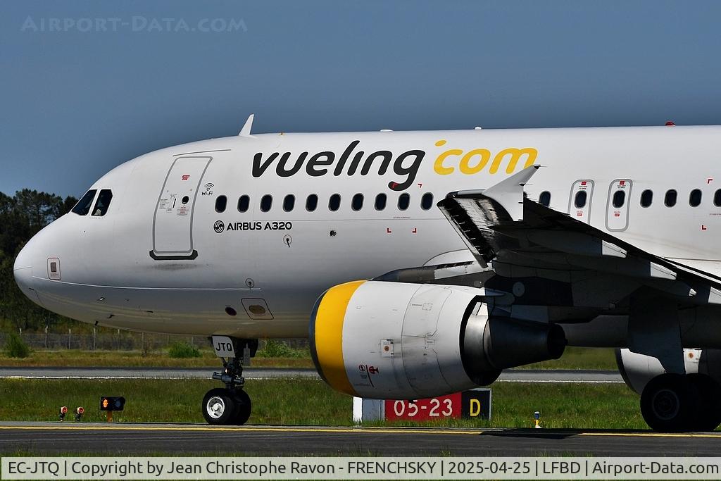 EC-JTQ, 2006 Airbus A320-214 C/N 2794, Bordeaux (BOD)	Barcelona (BCN)	VY2913