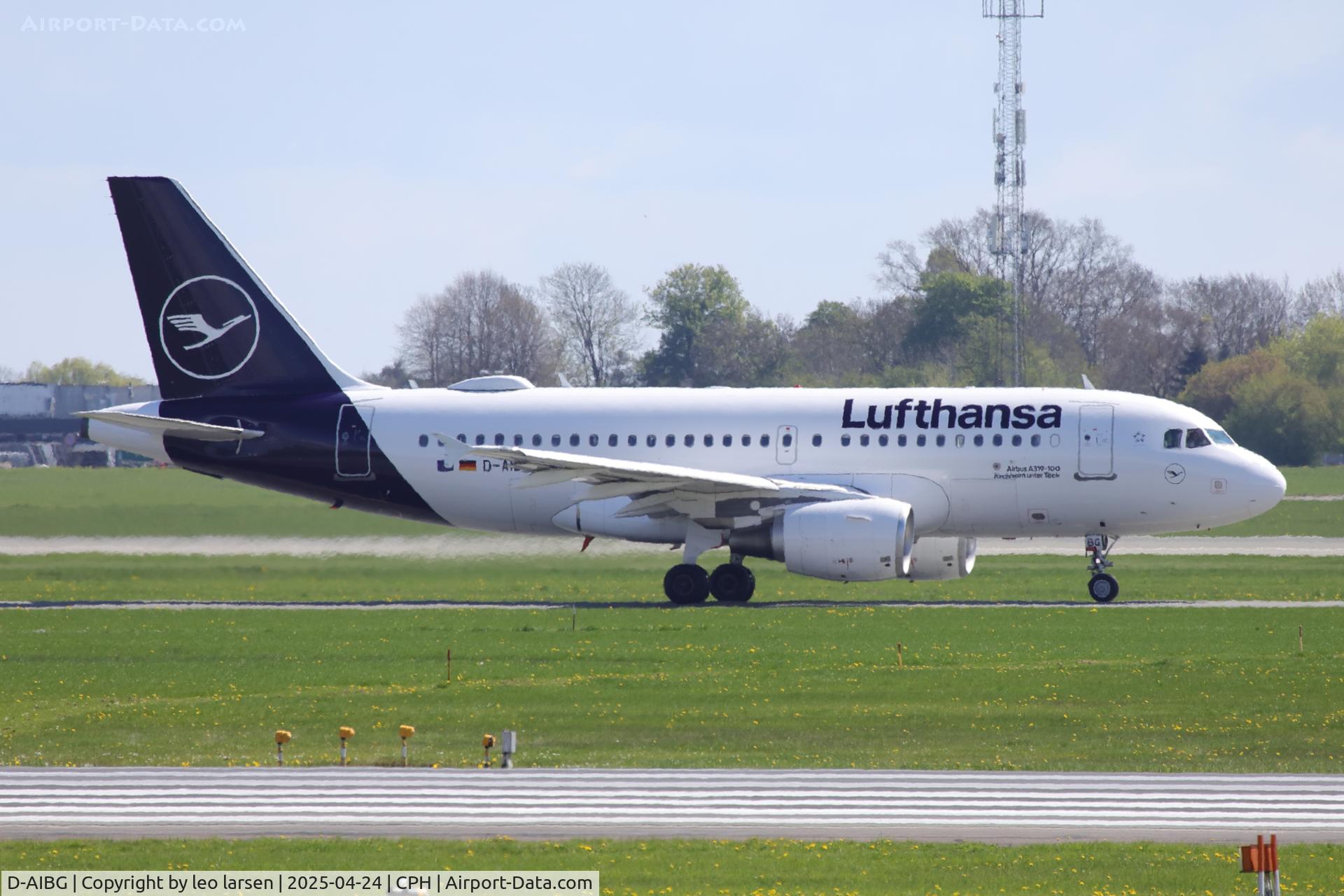 D-AIBG, 2011 Airbus A319-112 C/N 4841, Copenhagen 24.4.2025