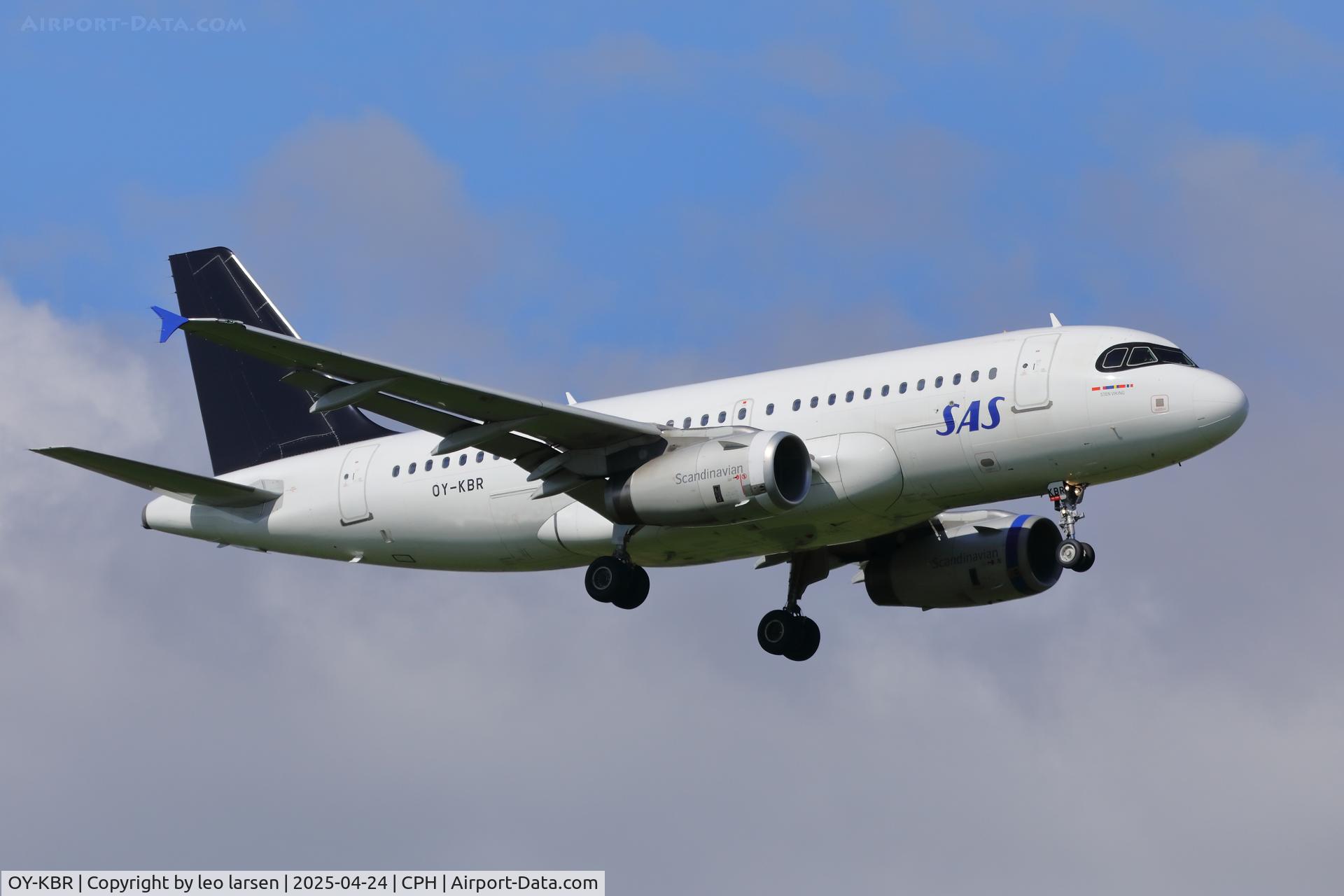 OY-KBR, 2007 Airbus A319-132 C/N 3231, Copenhagen 24.4.2025