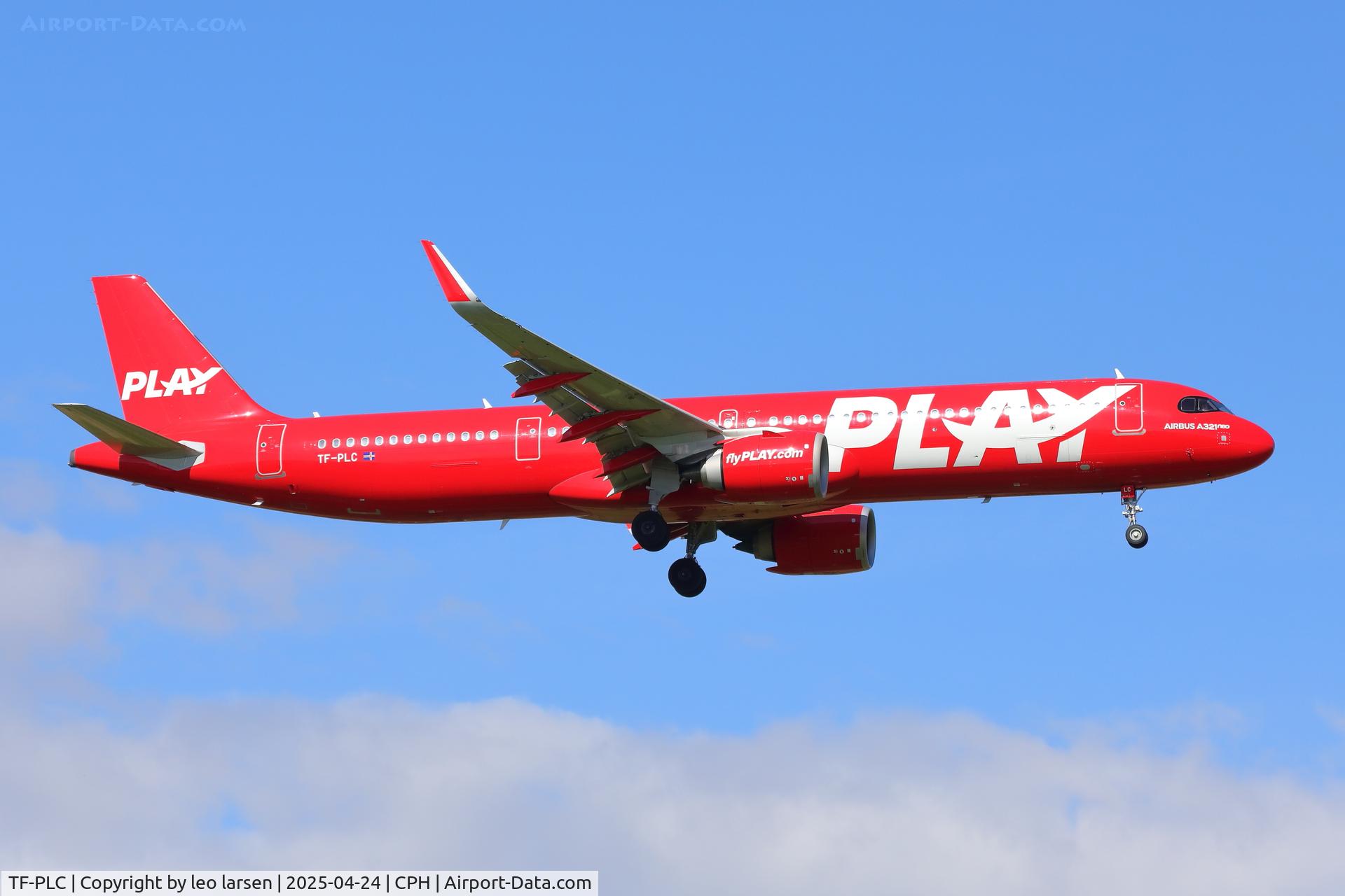 TF-PLC, 2023 Airbus A321-251NX C/N 11345, Copenhagen 24.4.2025