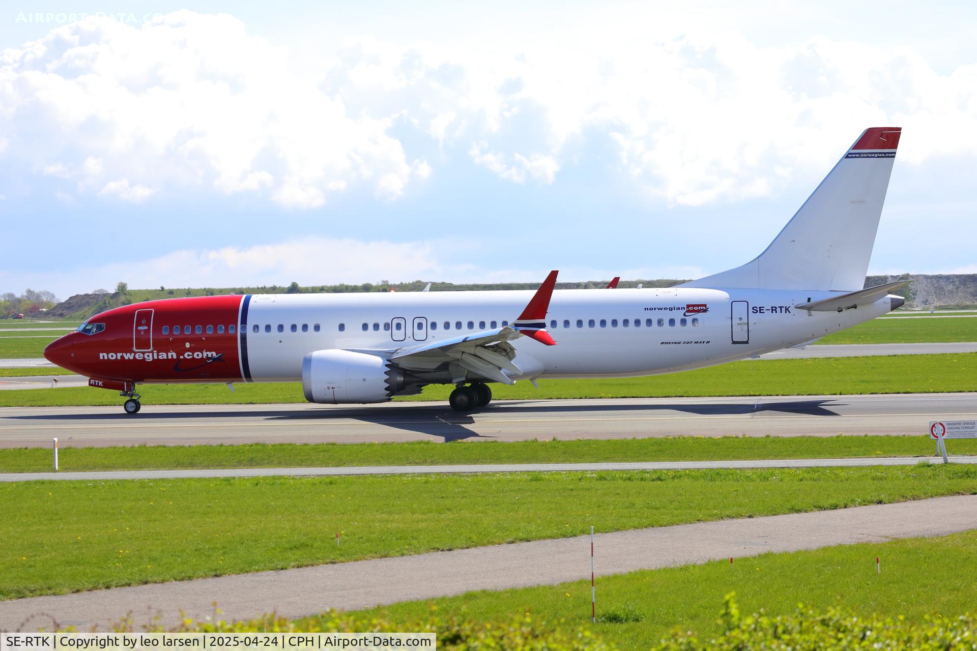 SE-RTK, 2023 Boeing 737-8 MAX C/N 62922, Copenhagen 24.4.2025
