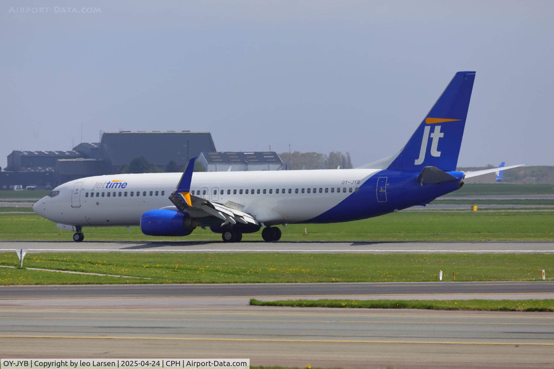 OY-JYB, 2012 Boeing 737-8KN C/N 40254, Copenhagen 24.4.2025