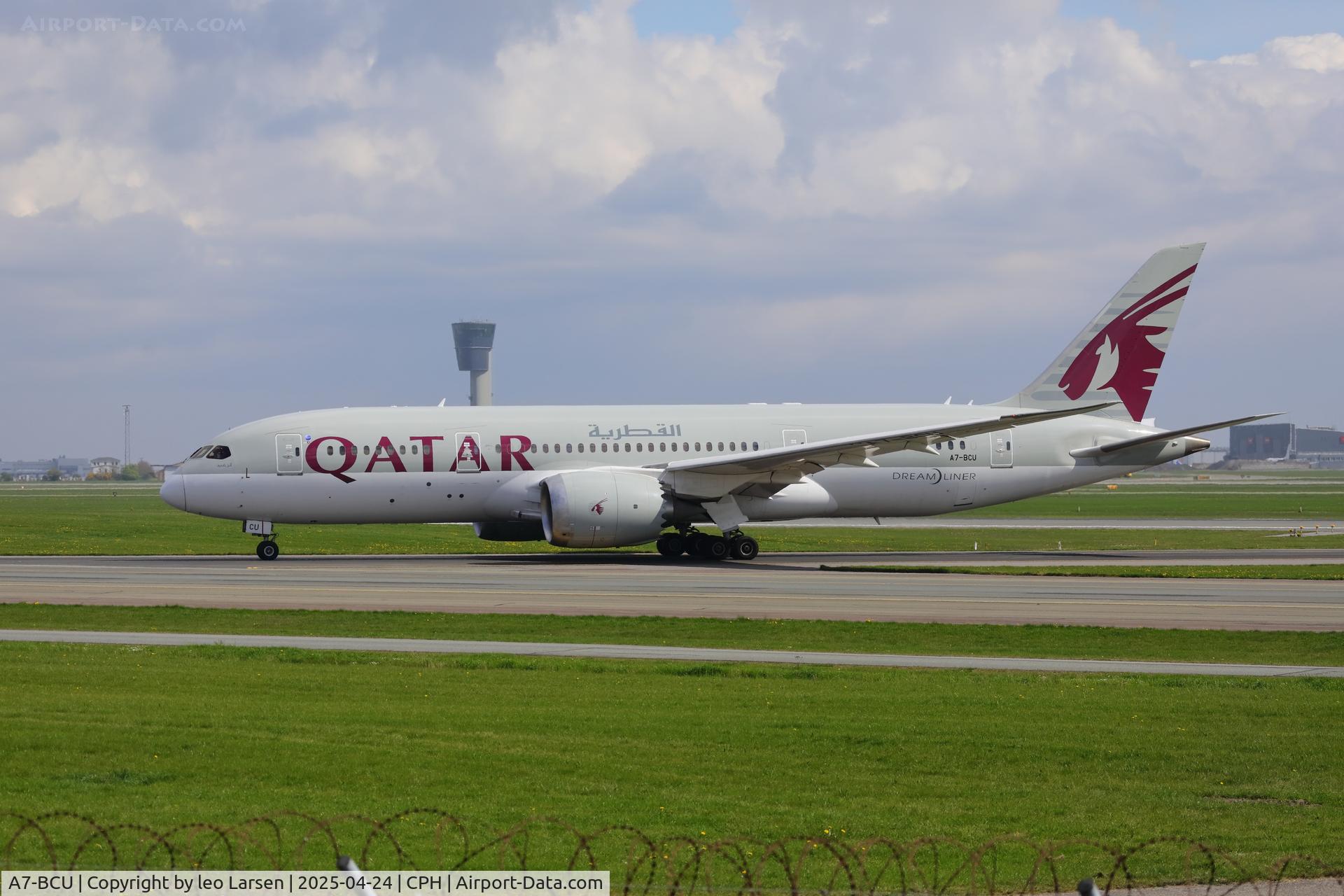 A7-BCU, 2015 Boeing 787-8 Dreamliner C/N 38339, Copenhagen 24.4.2025
