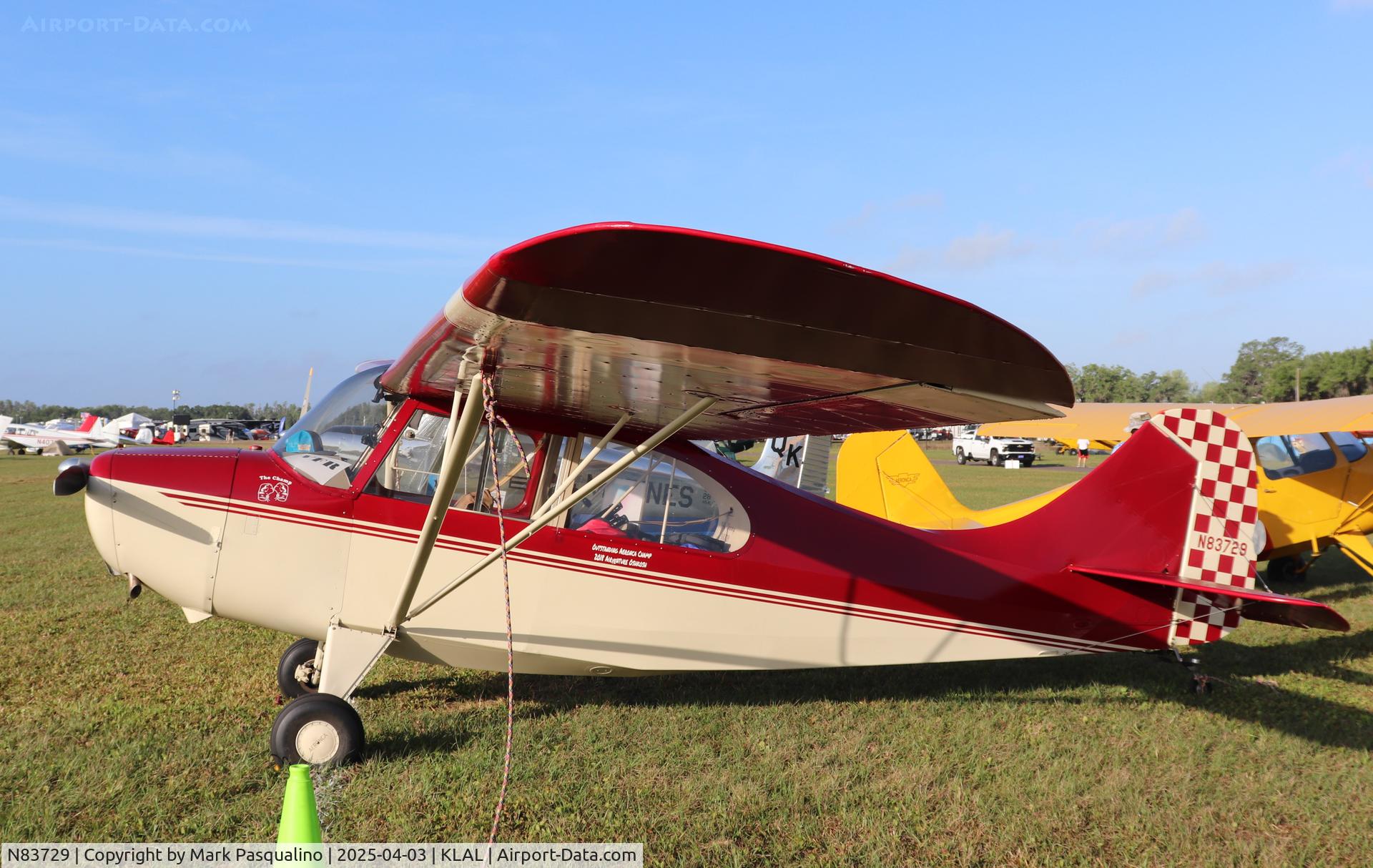 N83729, 1946 Aeronca 7AC Champion C/N 7AC-2407, Aeronca 7AC