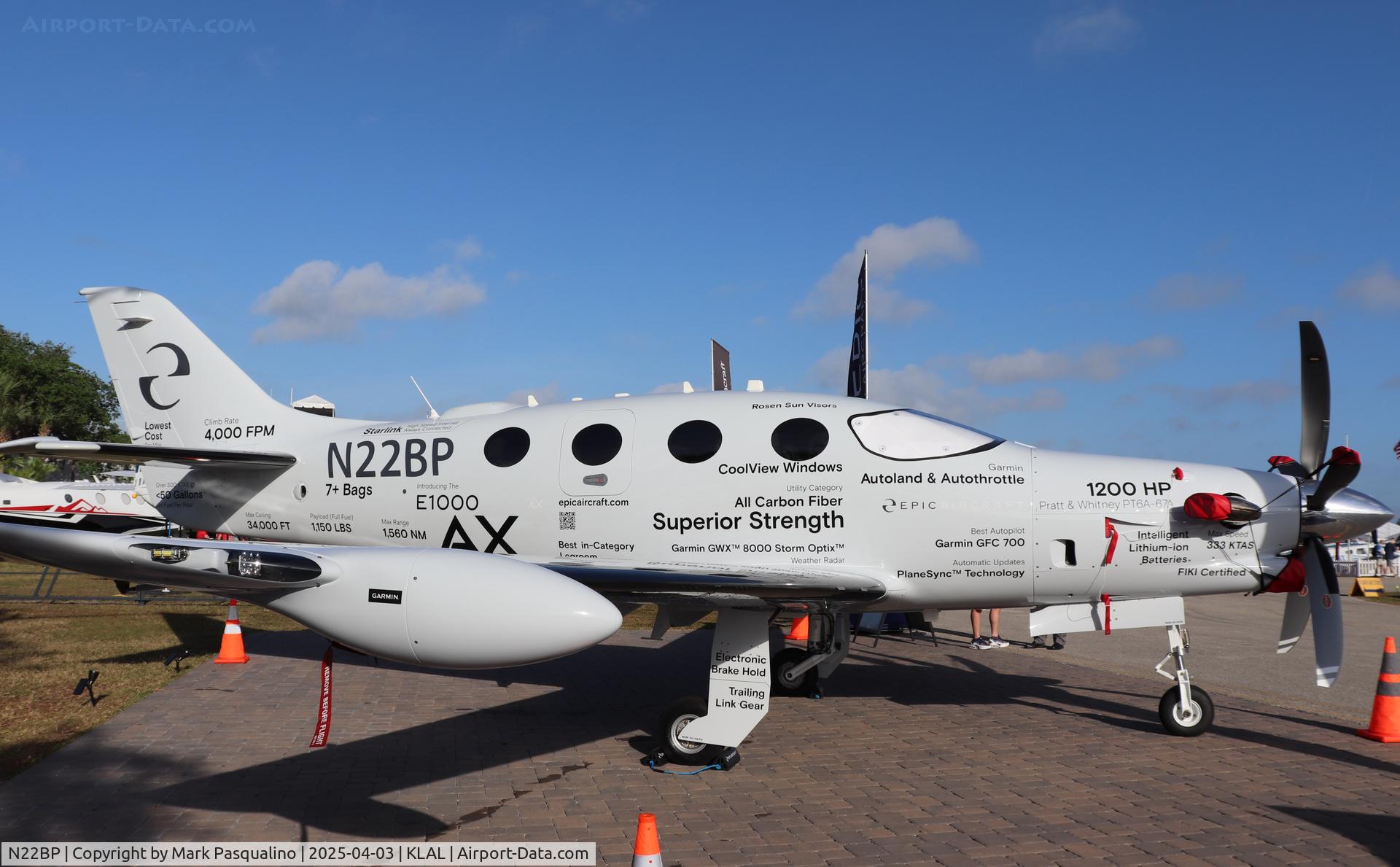N22BP, 2025 Epic Aircraft E1000 C/N K086, Epic E1000