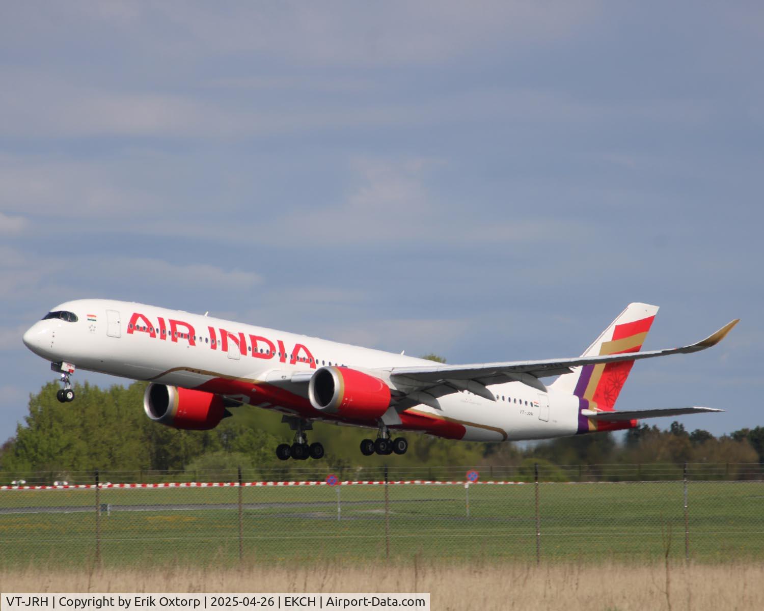 VT-JRH, 2023 Airbus A350-941 C/N 0592, VT-JRH takeoff rw 22R