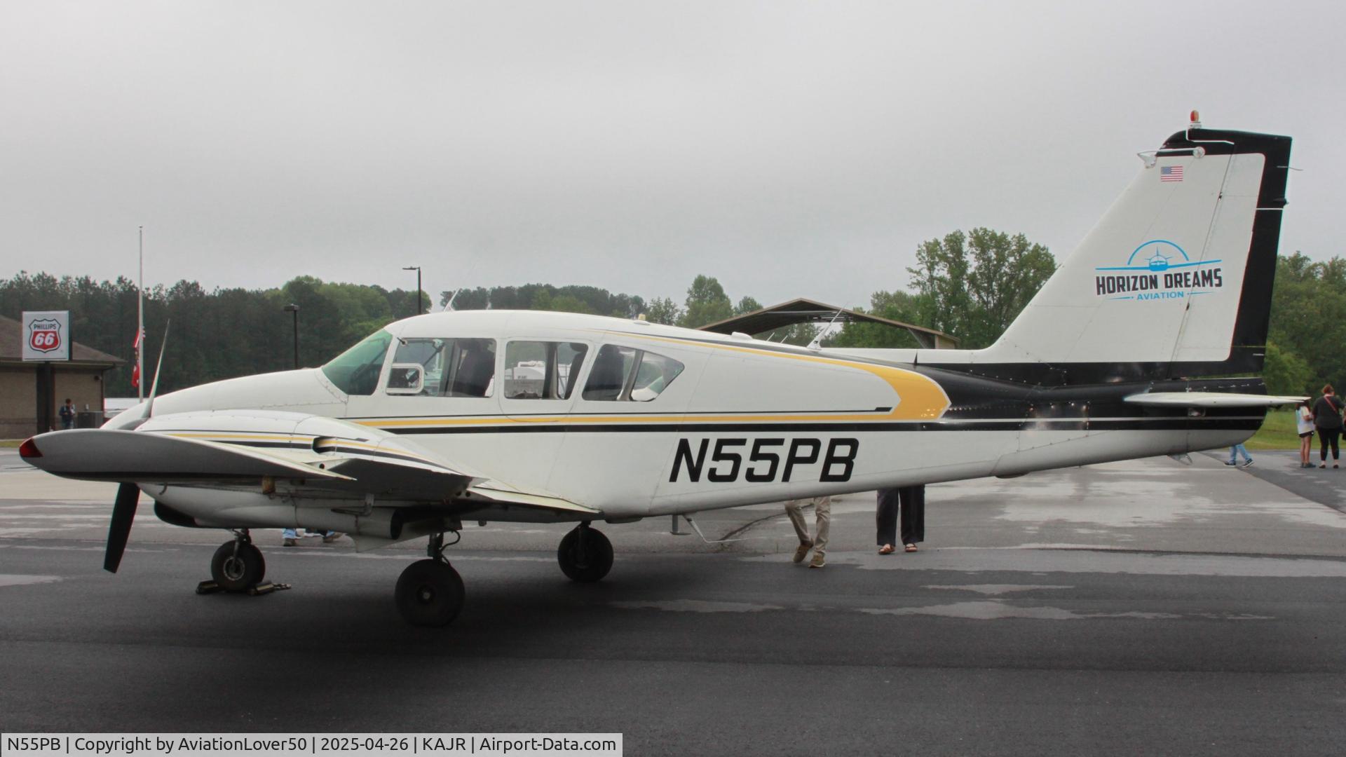 N55PB, 1962 Piper PA-23-250 C/N 27-2184, Horizon Dreams Aztec