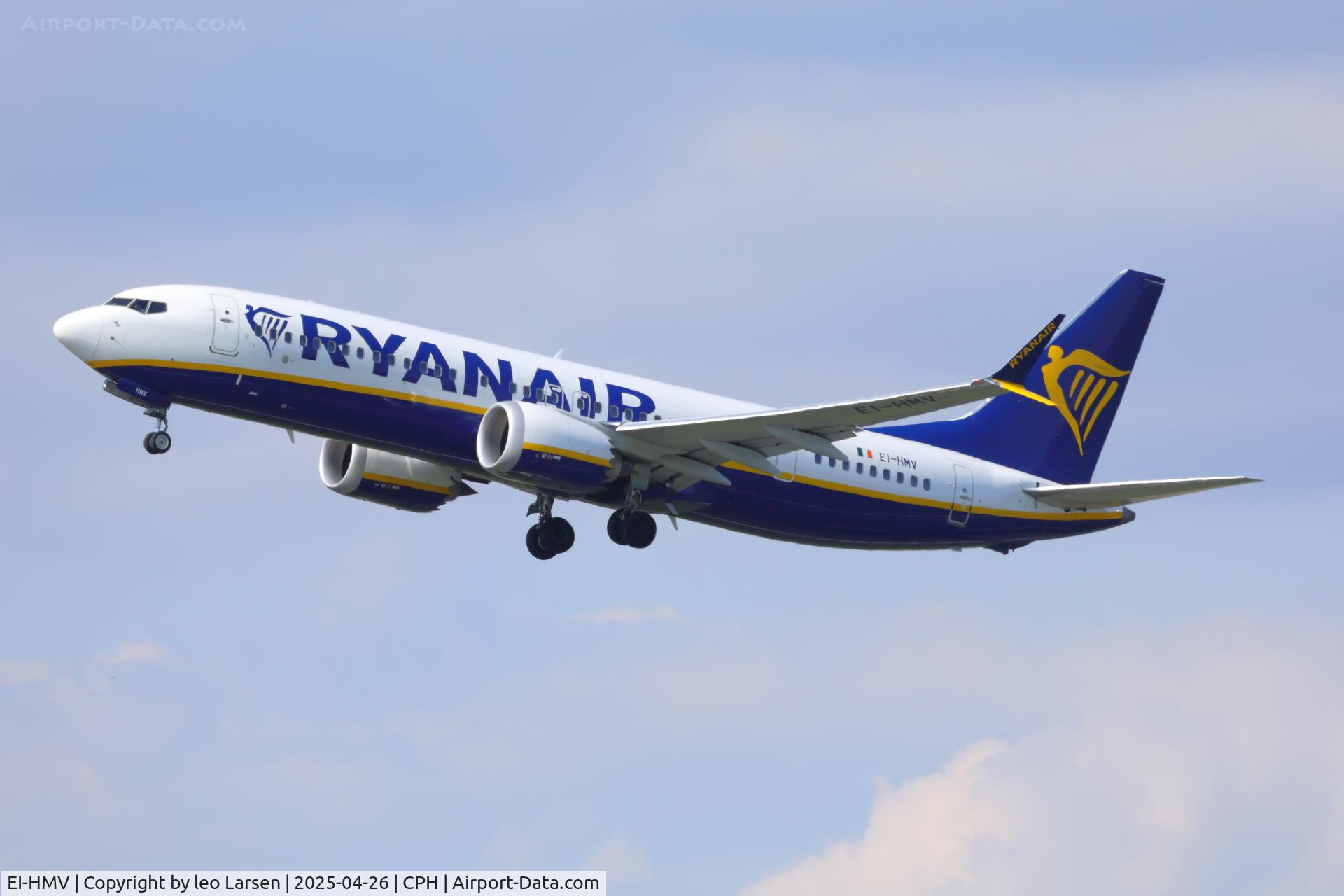 EI-HMV, 2022 Boeing 737-8-200 MAX C/N 658901, Copenhagen 26.4.2025-