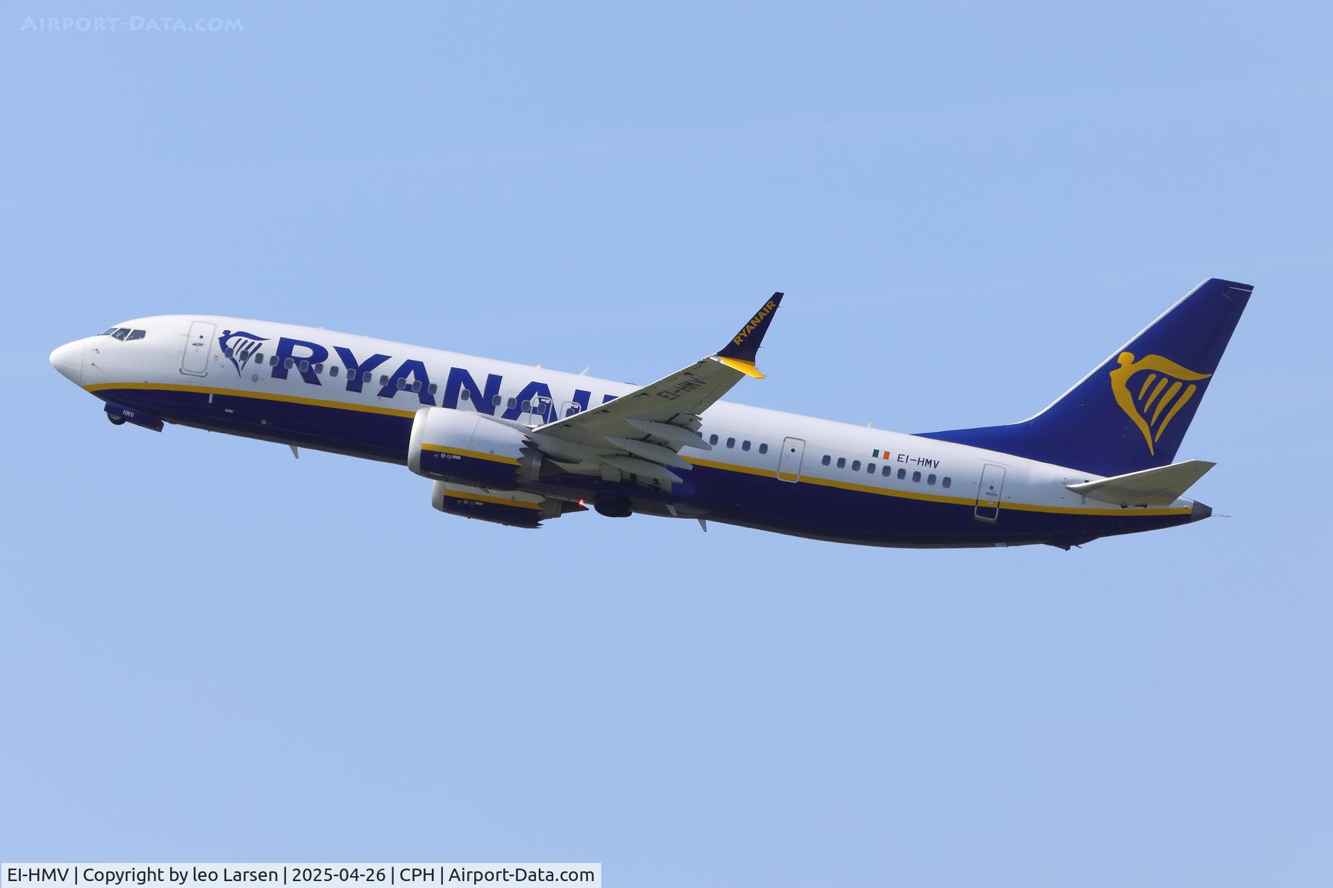 EI-HMV, 2022 Boeing 737-8-200 MAX C/N 658901, Copenhagen 26.4.2025