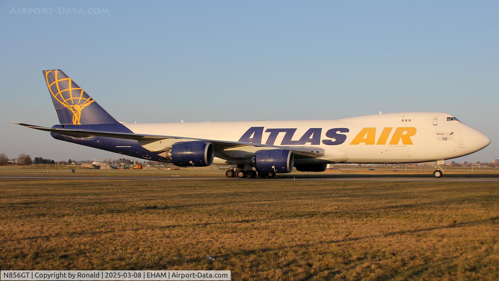 N856GT, 2011 Boeing 747-87UF C/N 37561, at eham