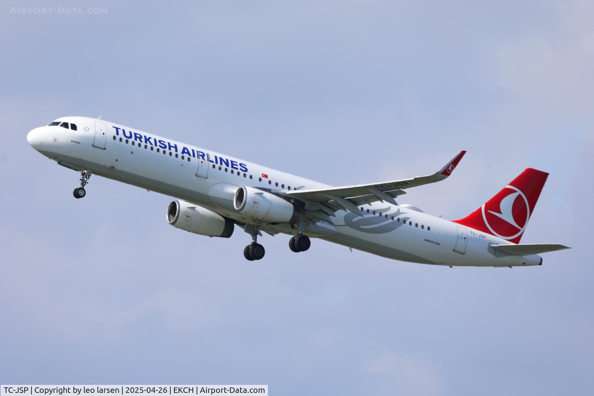 TC-JSP, 2015 Airbus A321-231 C/N 6599, Copenhagen 26.4.2025