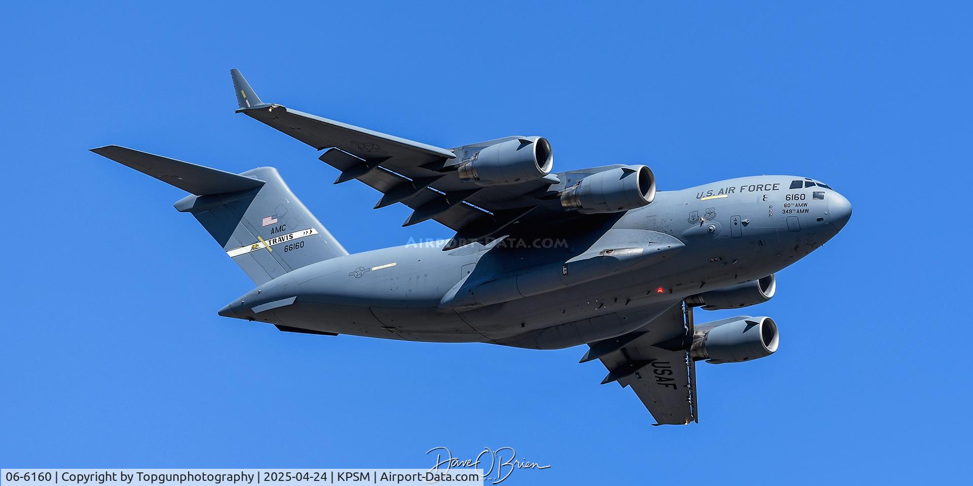 06-6160, 2006 Boeing C-17A Globemaster III C/N P-160, 21st AS Travis AFB, CA