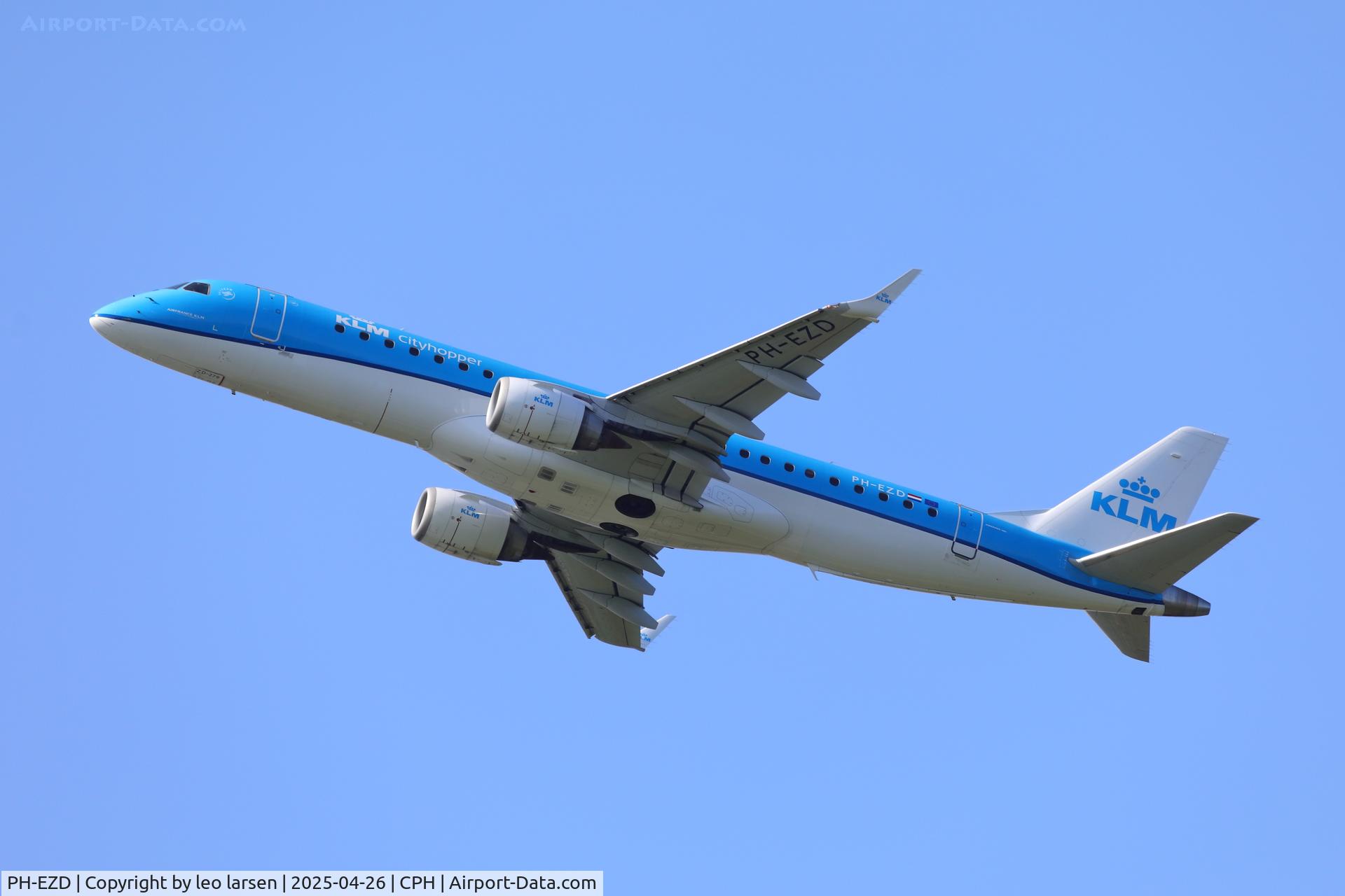 PH-EZD, 2009 Embraer 190LR (ERJ-190-100LR) C/N 19000279, Copenhagen 26.4.2025