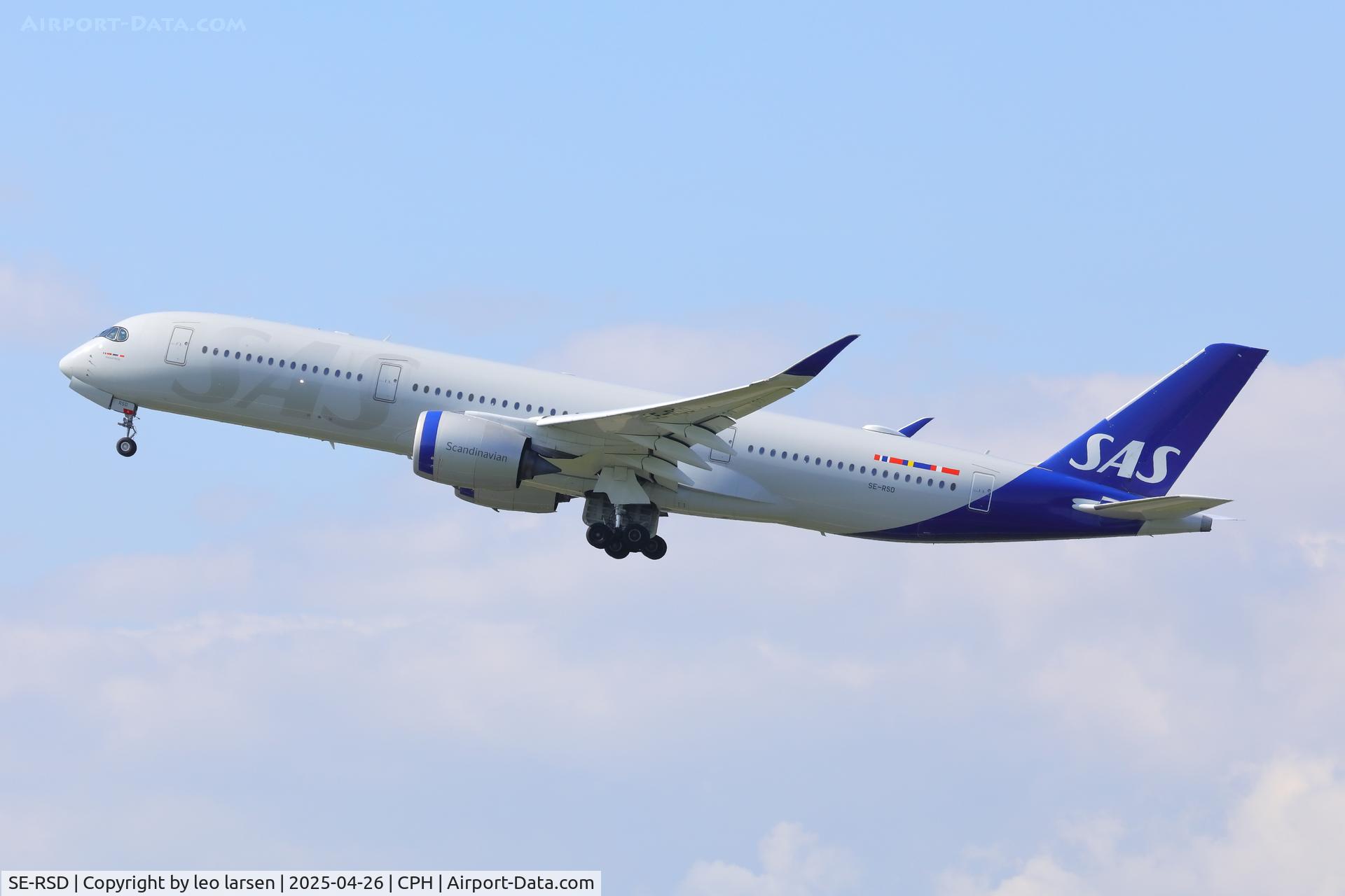 SE-RSD, 2020 Airbus A350-941 C/N 418, Copenhagen 26.4.2025