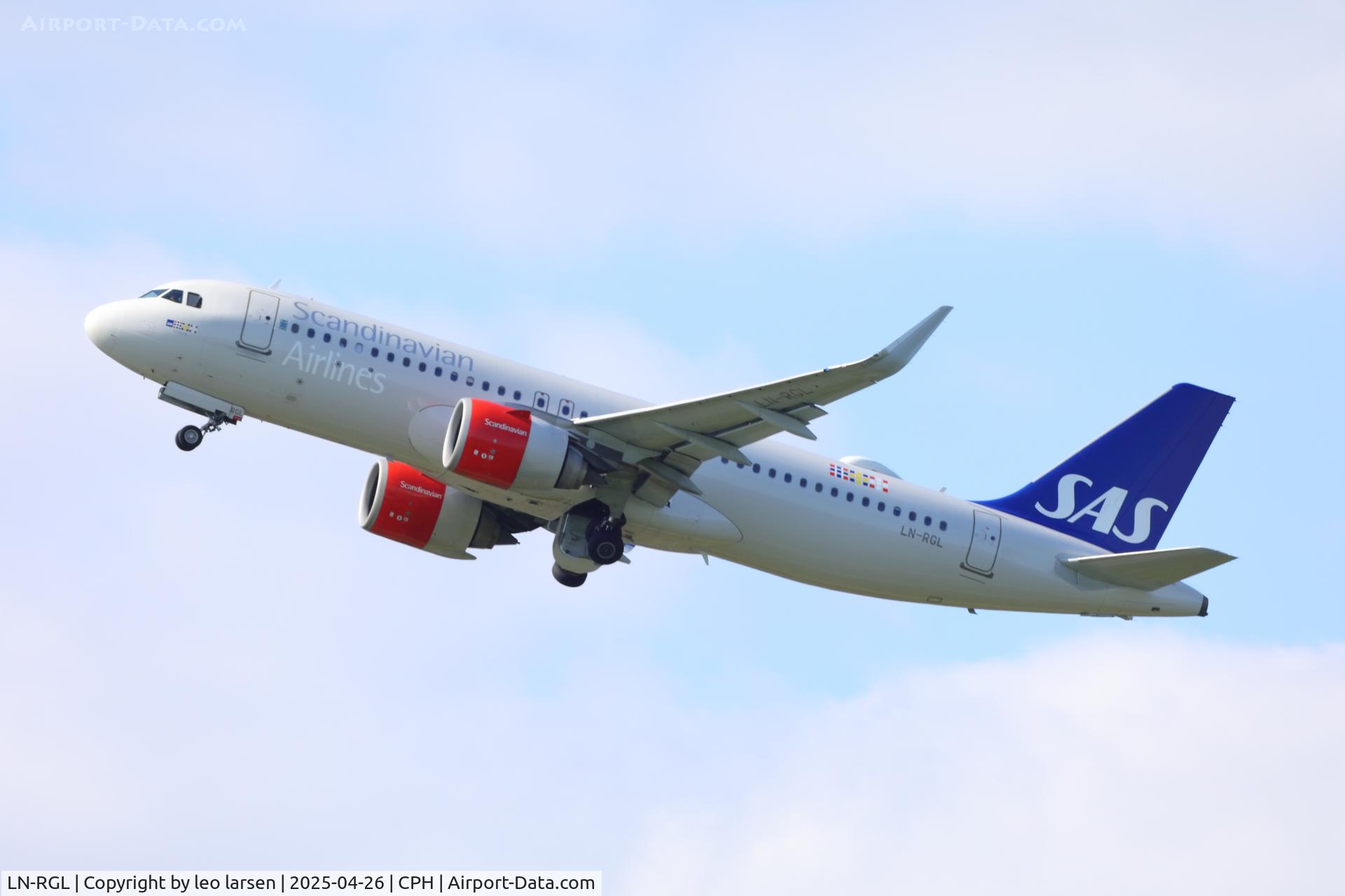 LN-RGL, 2016 Airbus A320-251NEO C/N 7290, Copenhagen 26.4.2025
