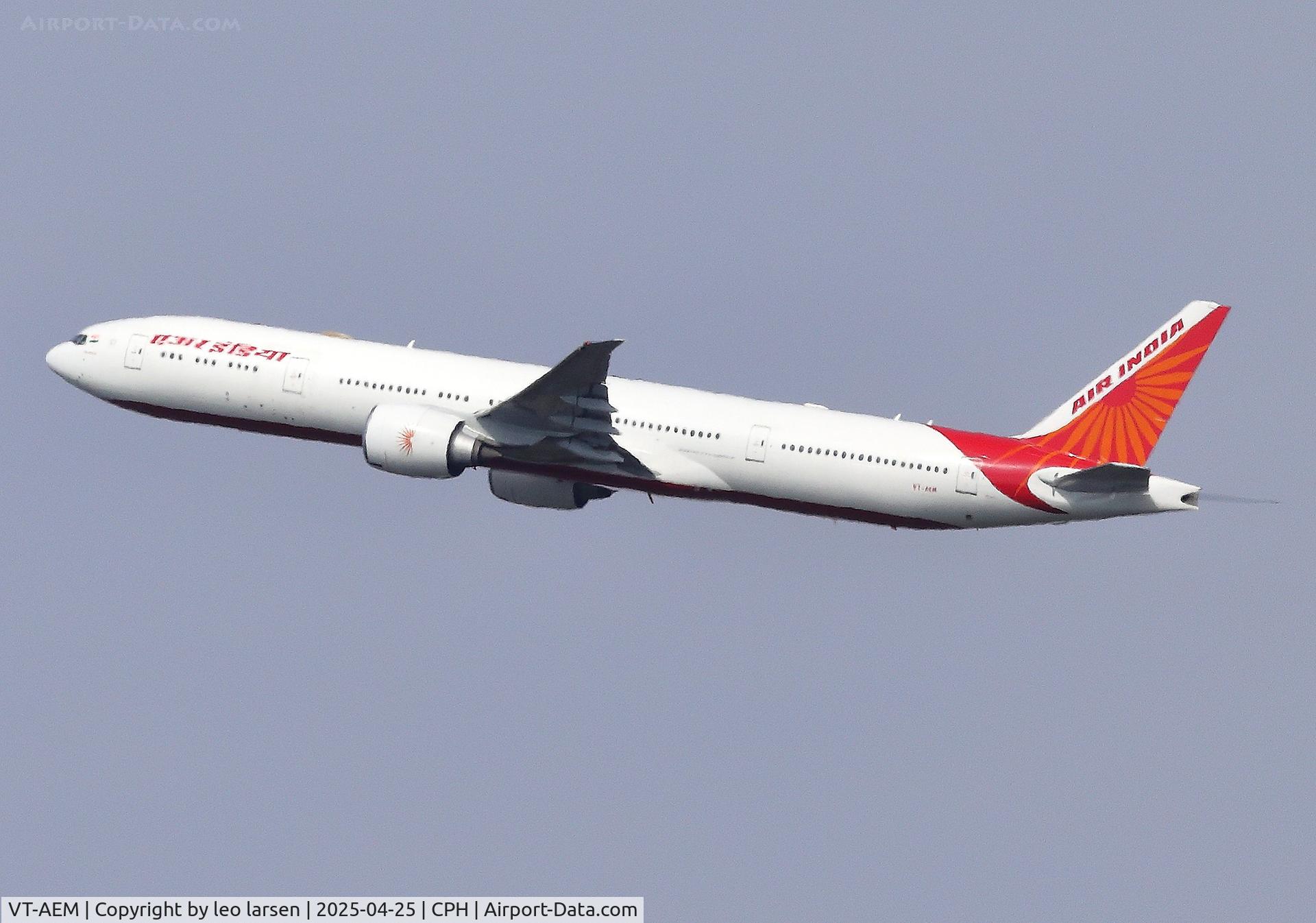 VT-AEM, 2012 Boeing 777-3FX/ER C/N 39686, Copenhagen 25.4.2025