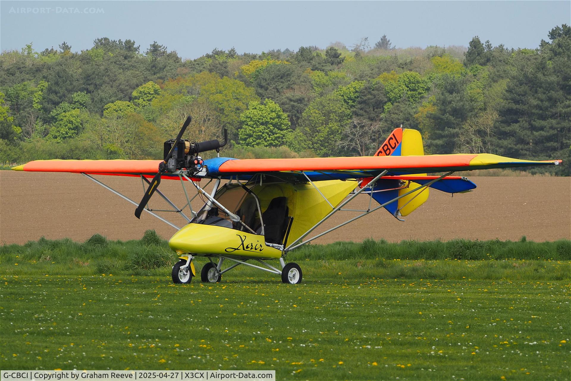 G-CBCI, 2000 Gilford Pa X'AIR 582(11) C/N BMAA/HB/180, Parked at Northrepps.