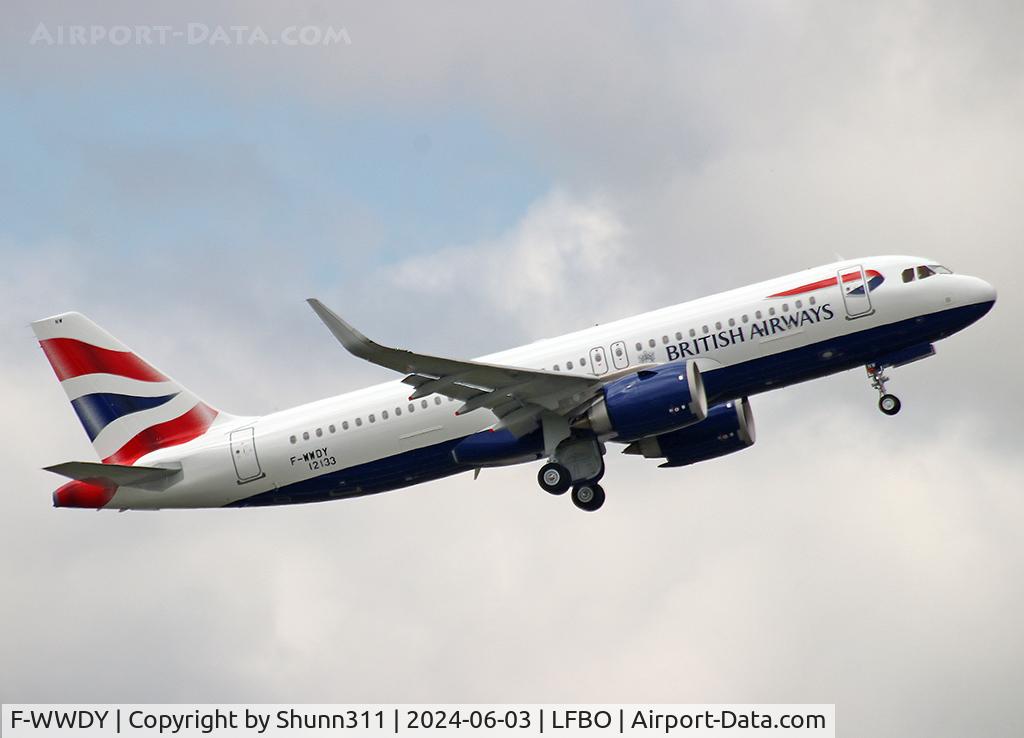 F-WWDY, 2024 Airbus A320-251 Neo C/N 12133, C/n 12133 - To be G-TTNW