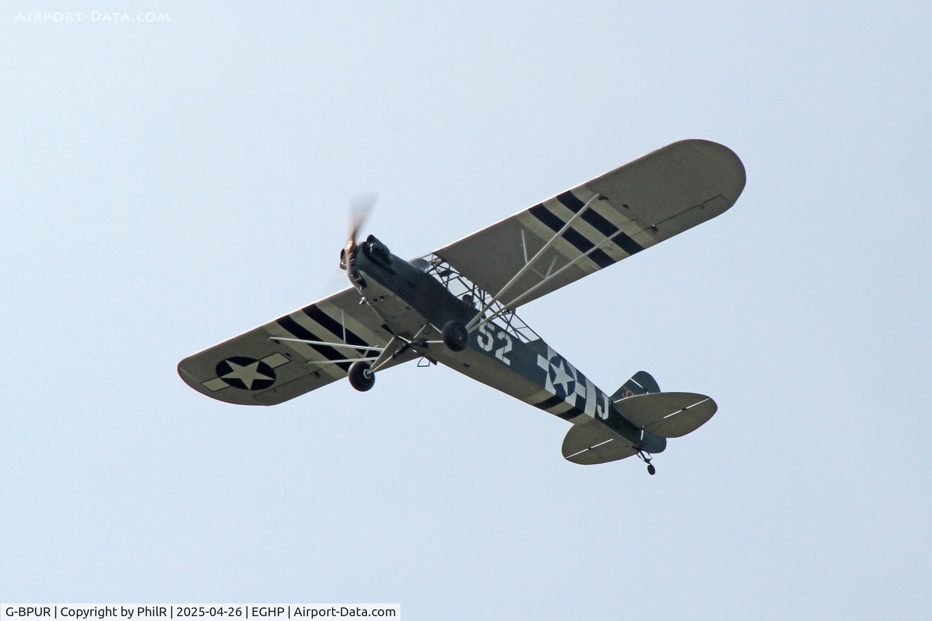 G-BPUR, 1940 Piper J3L-65 Cub C/N 4708, '379994' (G-BPUR) 1940 Piper J3L-65 Cub Popham 