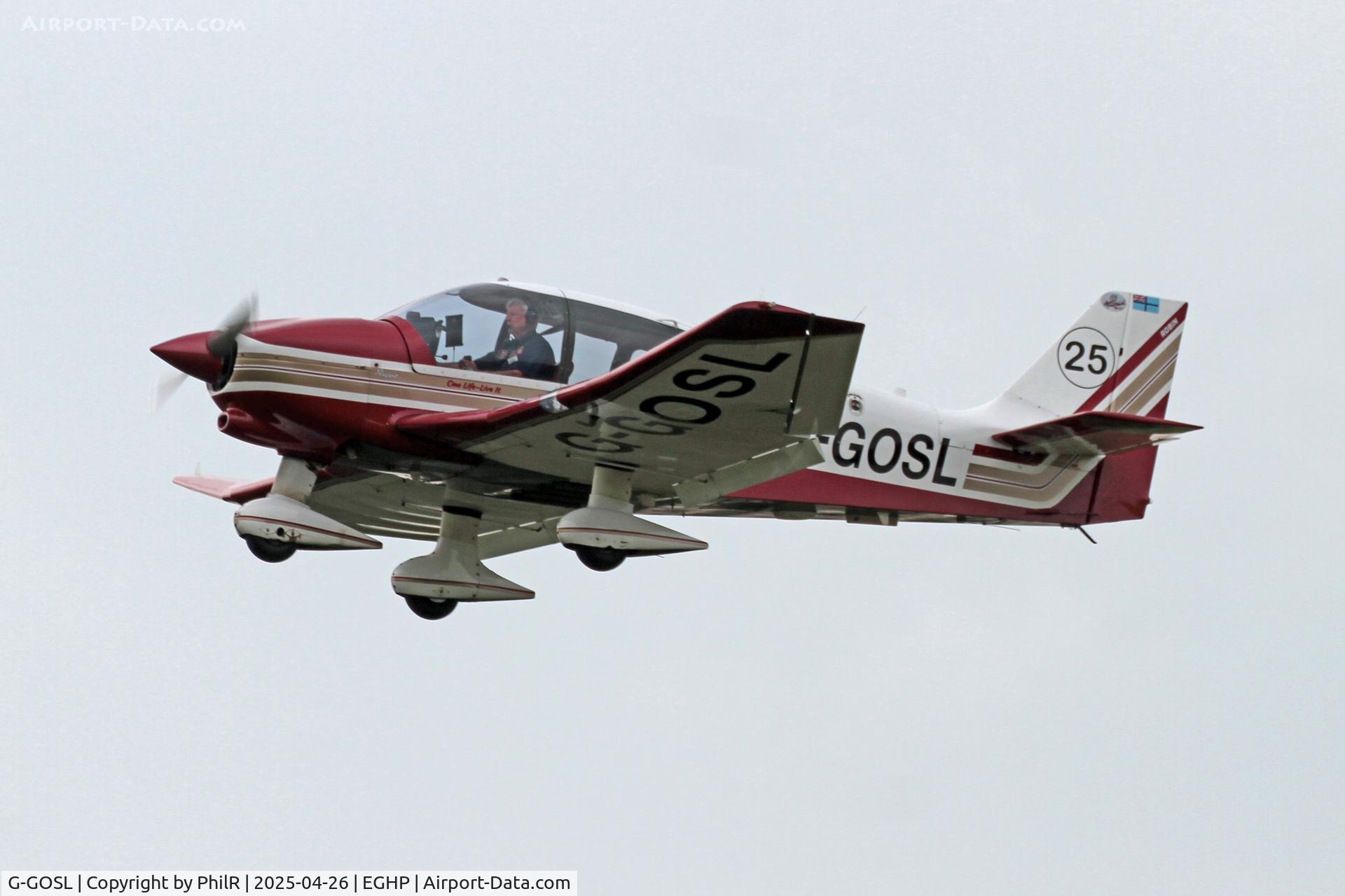 G-GOSL, 1990 Robin DR-400-180 Regent Regent C/N 1974, G-GOSL 1990 Pierre Robin DR400-180 Regent Popham