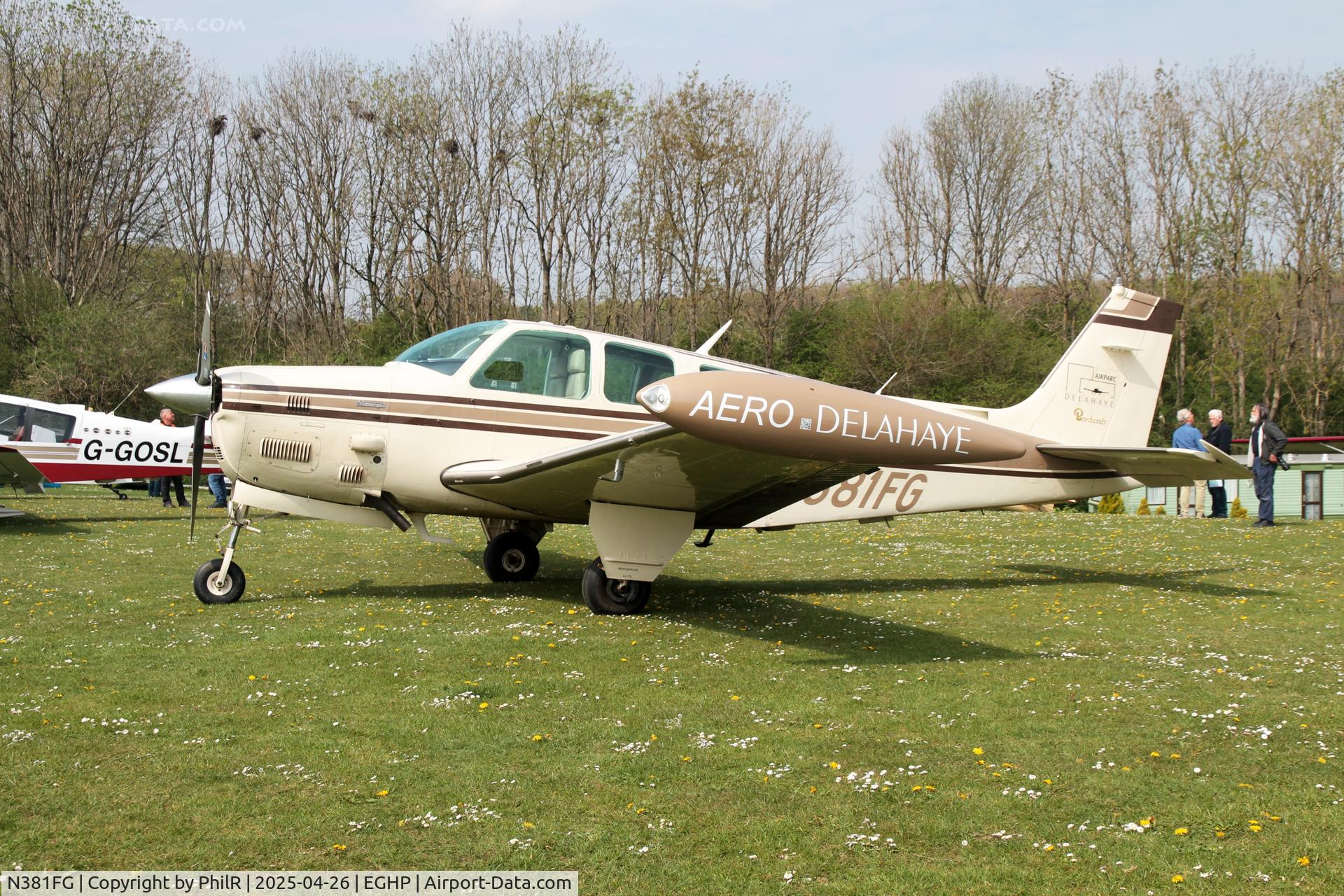 N381FG, Beechcraft A36TC Bonanza C/N EA-249, N381FG 1981 Beech A36TC Bonanza Popham