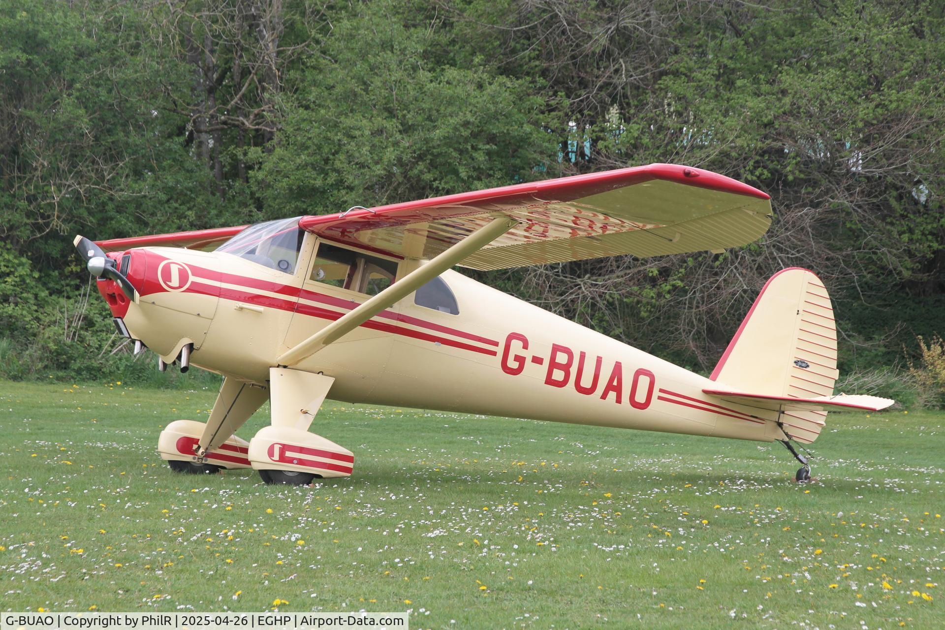 G-BUAO, 1946 Luscombe 8A C/N 4089, G-BUAO 1946 Luscombe 8E Silvaire Deluxe Popham 