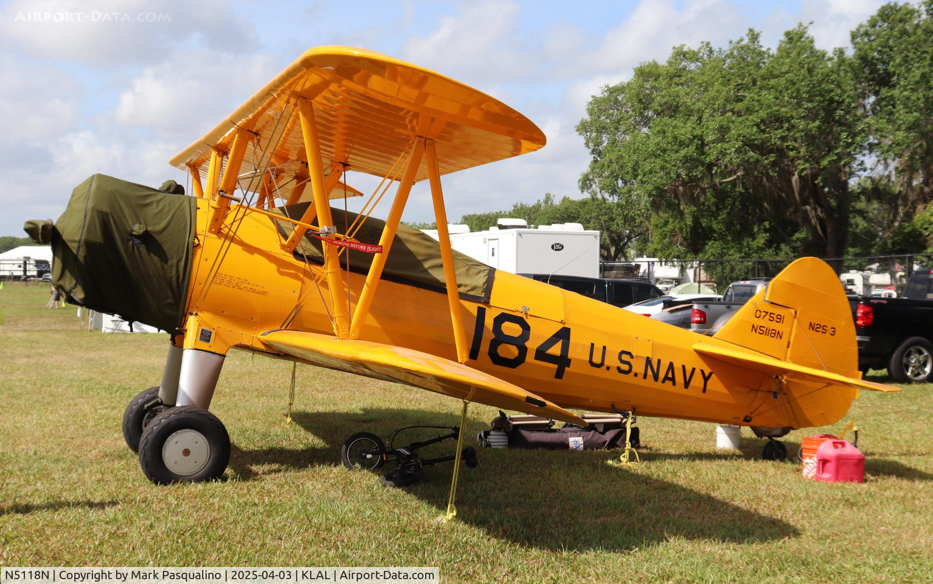 N5118N, 1943 Boeing A75L3 C/N 75-7195, Stearman