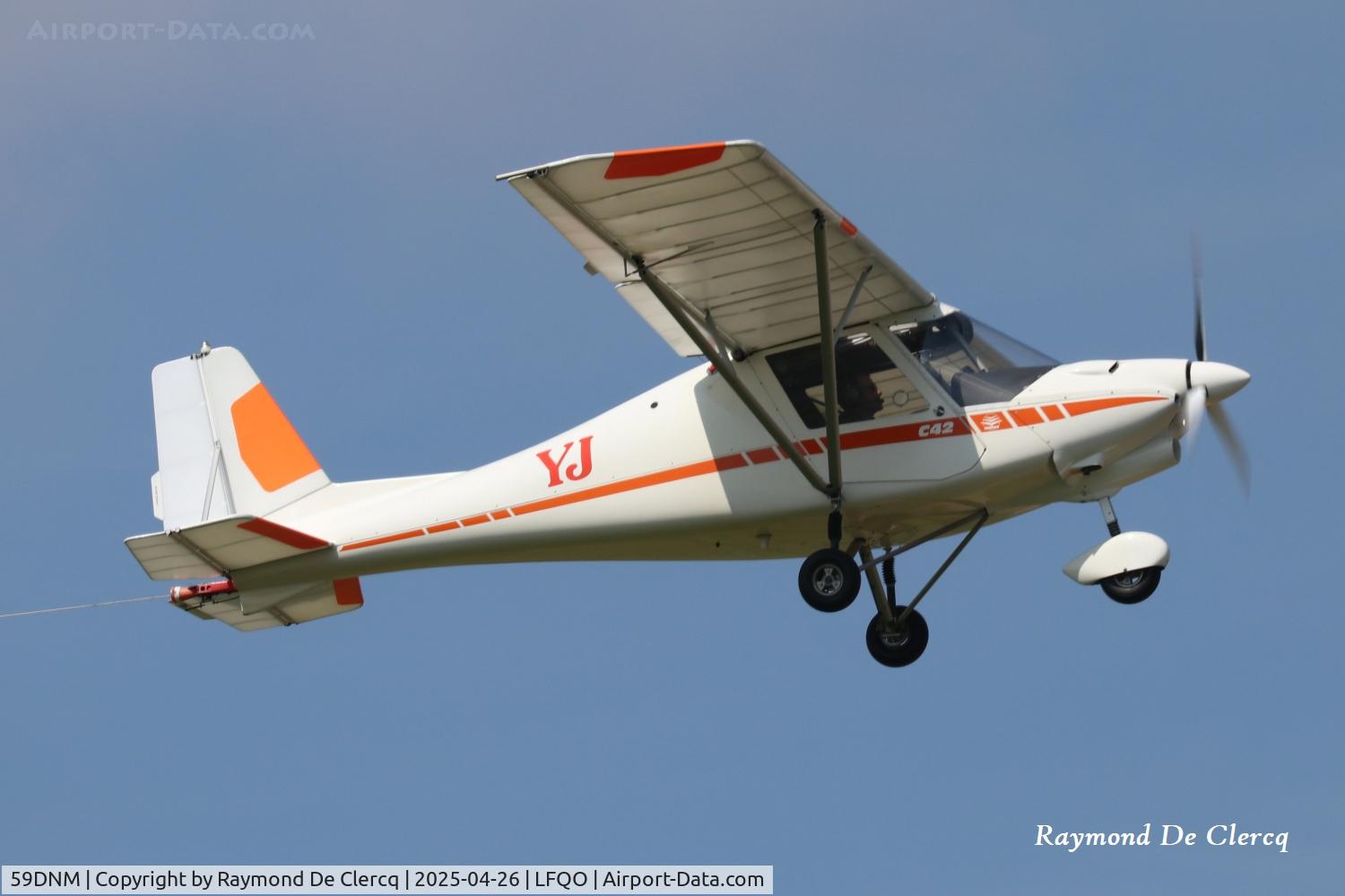 59DNM, Comco  Ikarus C42 C/N Not found 59DNM, 59DNM  F-JRYJ  is used as glider tug at Lille-Marcq.