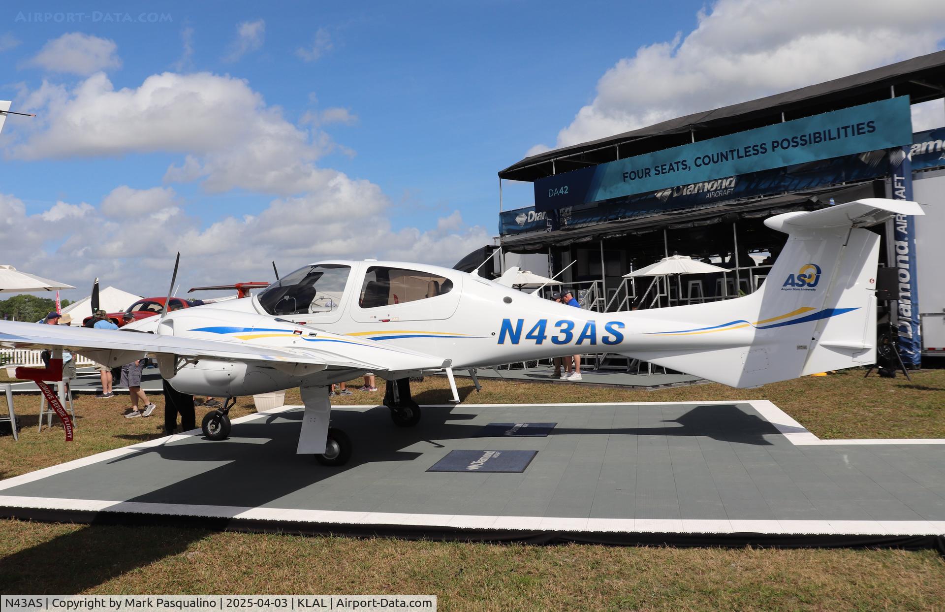 N43AS, 2025 Diamond DA 42 NG C/N 42.N577, Diamond DA 42 NG