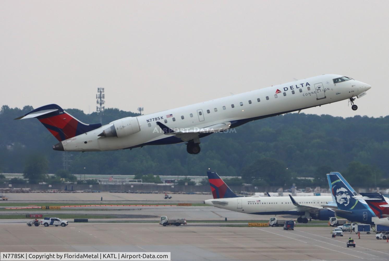 N778SK, 2006 Bombardier CRJ-700 (CL-600-2C10) Regional Jet C/N 10242, SKW/DAL CR7 zx atl-ase