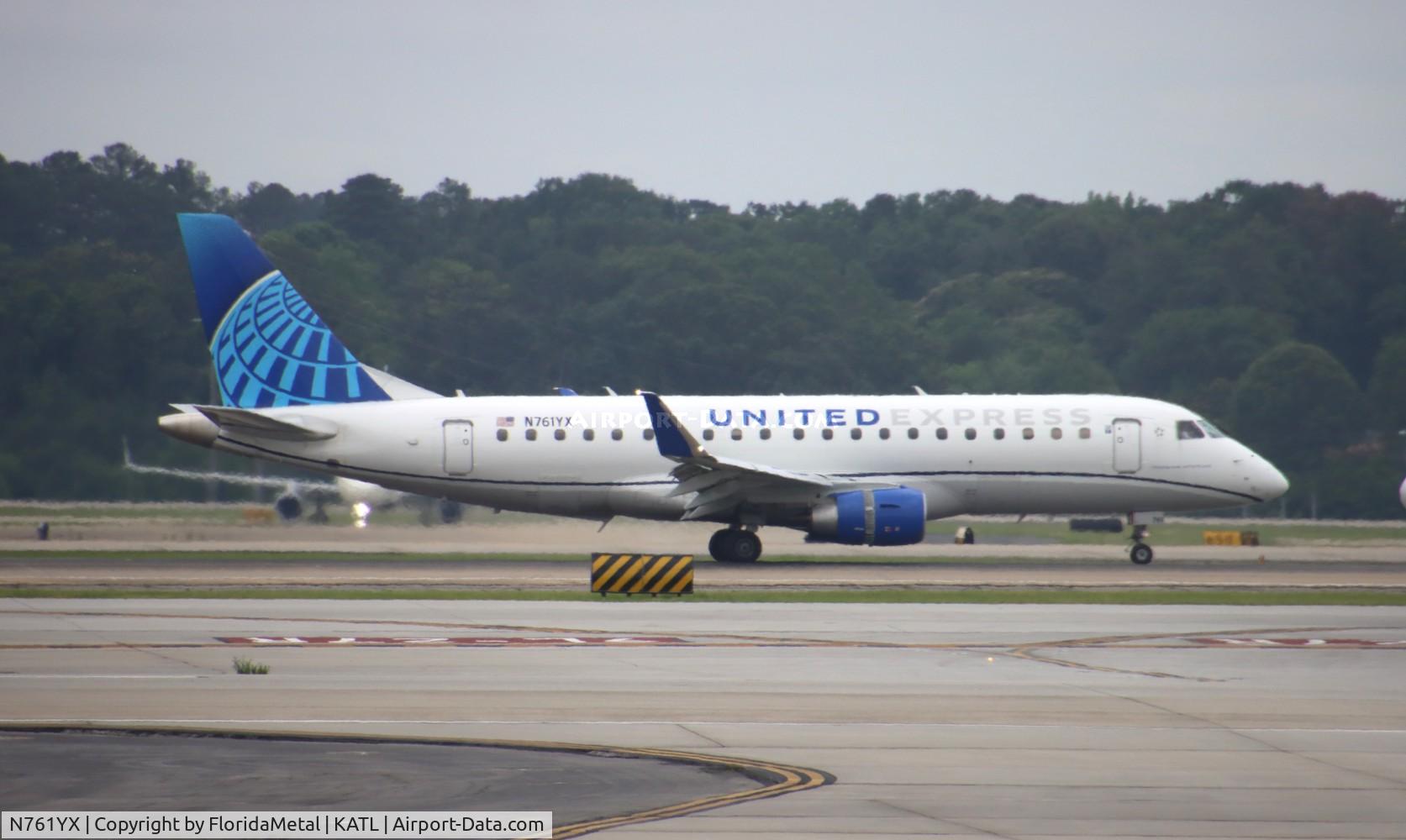 N761YX, 2023 Embraer 175LR C/N 939, RPA/UE E175 zx gso-atl