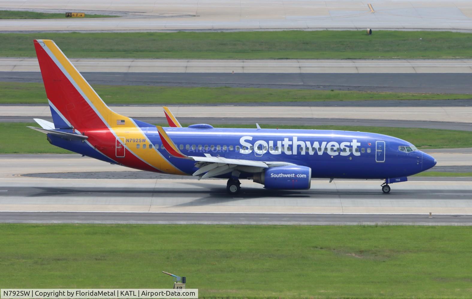 N792SW, 2000 Boeing 737-7H4 C/N 27887, SWA 737 zx lga-atl