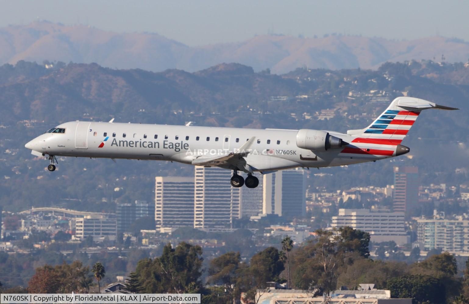 N760SK, 2005 Bombardier CRJ-701ER (CL-600-2C10) Regional Jet C/N 10223, SKW/AE CR7 zx pdx-lax