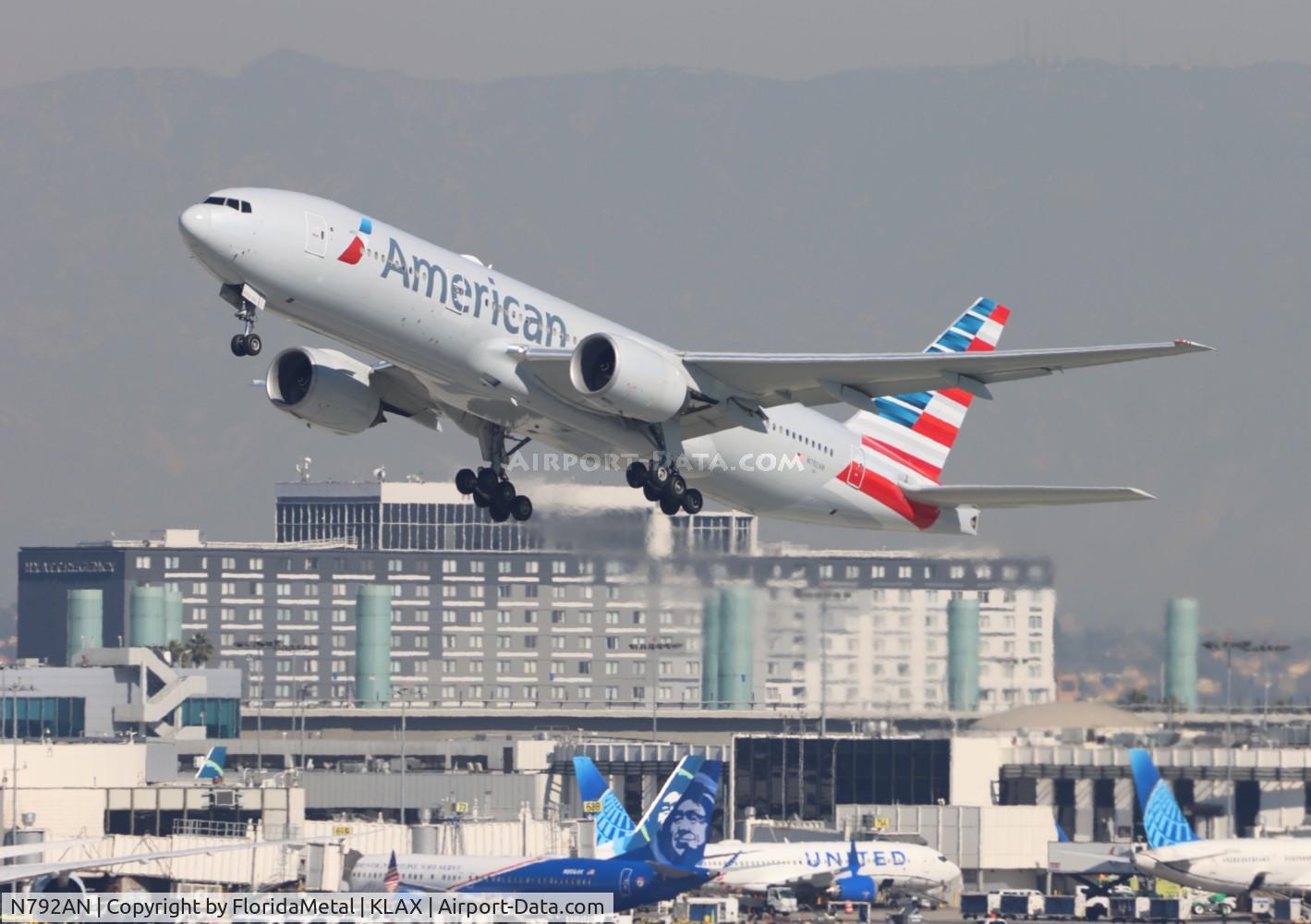 N792AN, 2000 Boeing 777-223 C/N 30253, AAL 772 zx lax-phl