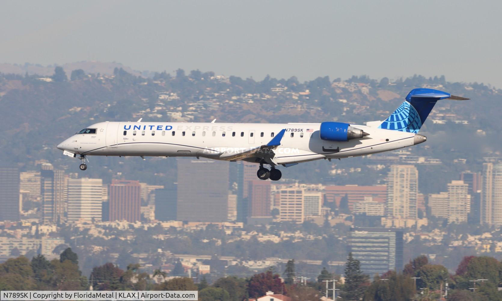 N789SK, 2009 Bombardier CRJ-700 (CL-600-2C10) Regional Jet C/N 10291, SKW/UE CR7 nc zx rno-lax
