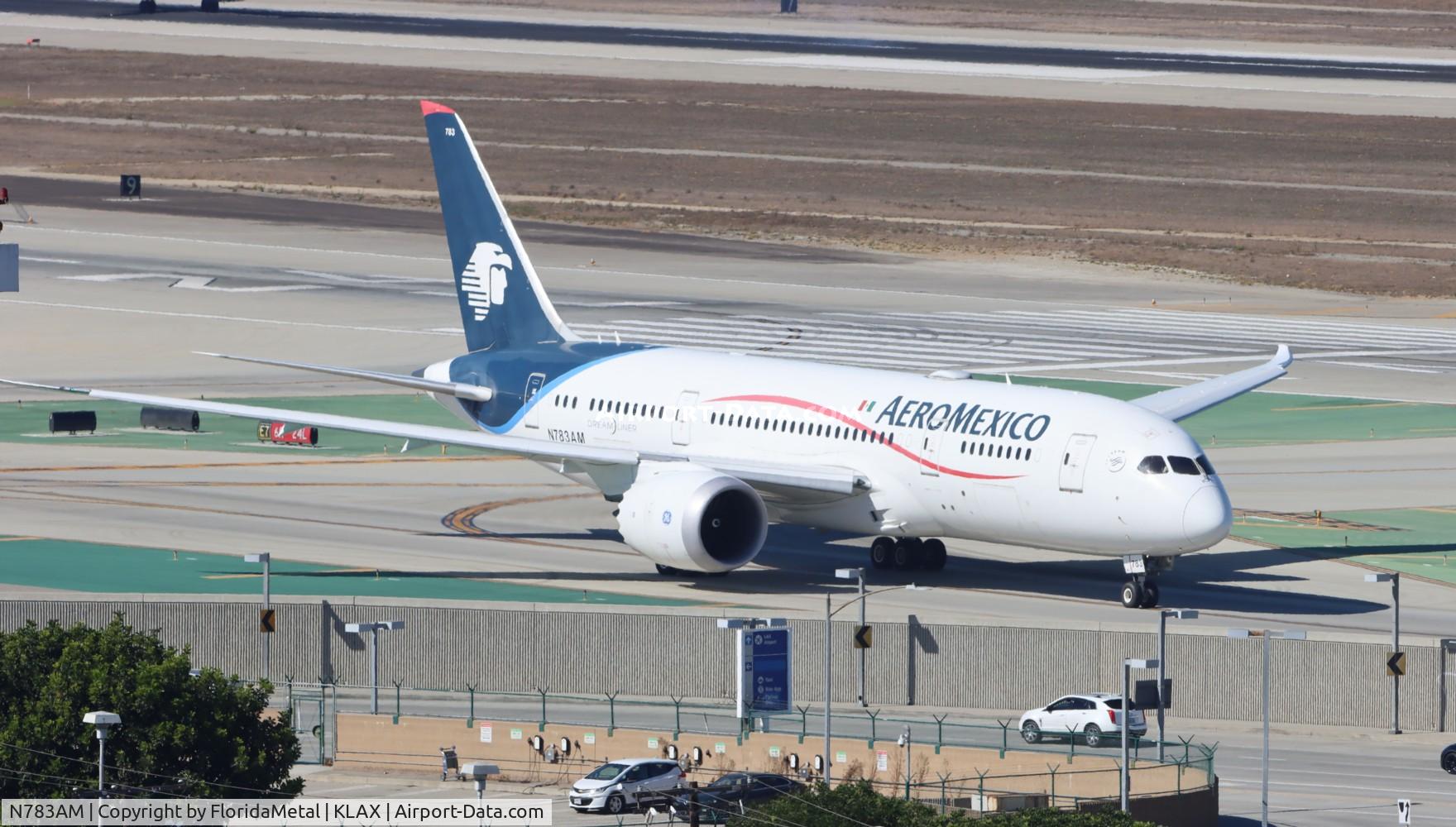 N783AM, Boeing 787-8 Dreamliner Dreamliner C/N 37167 / 359, AMX 788 zx lax-mex, mmmx