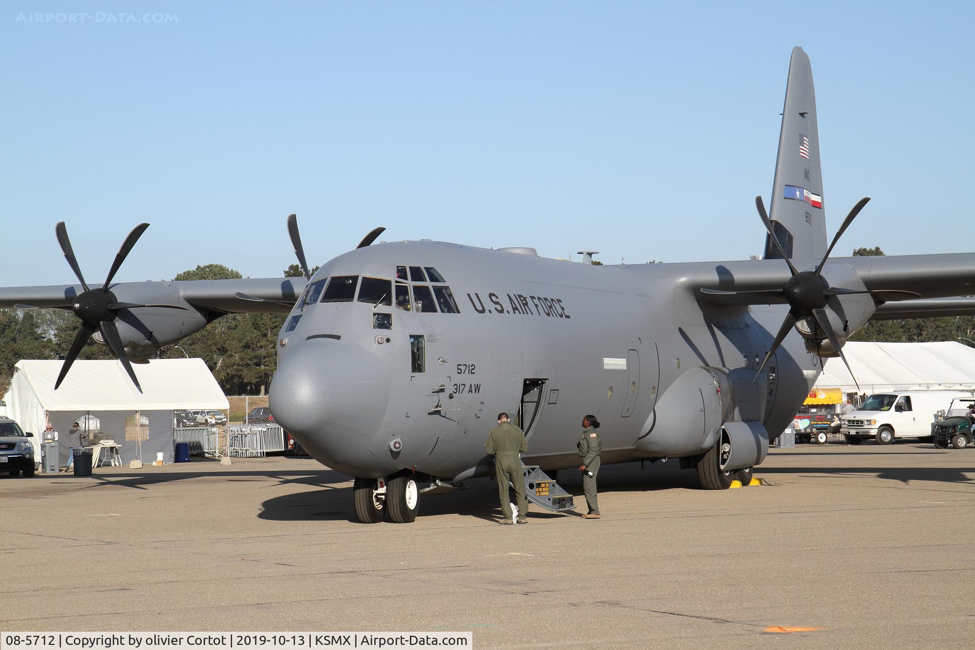 08-5712, 2008 Lockheed Martin C-130J-30 Super Hercules C/N 382-5712, Santa Maria airshow 2019