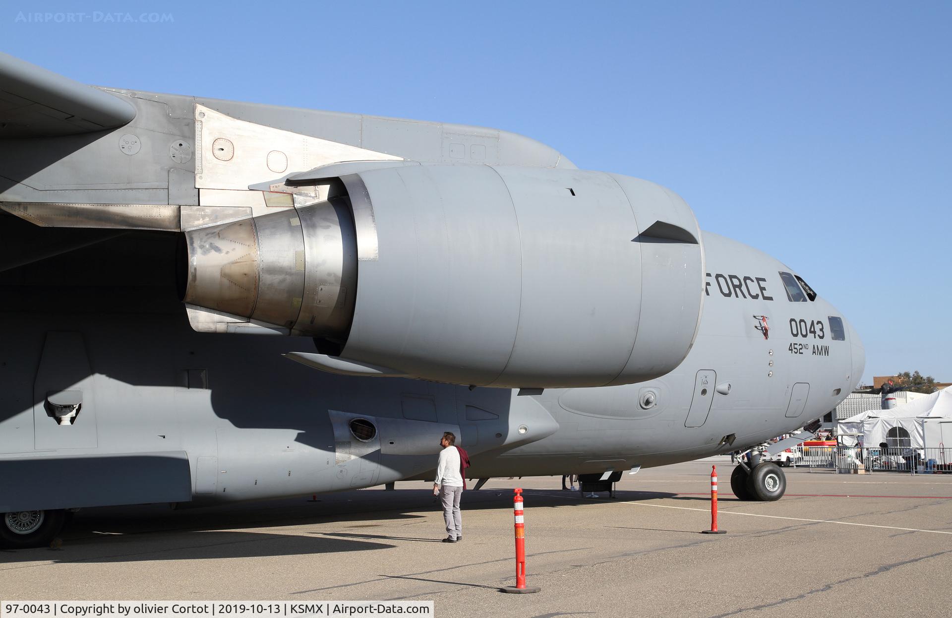 97-0043, Boeing C-17A Globemaster III C/N P-43, Santa Maria airshow 2019