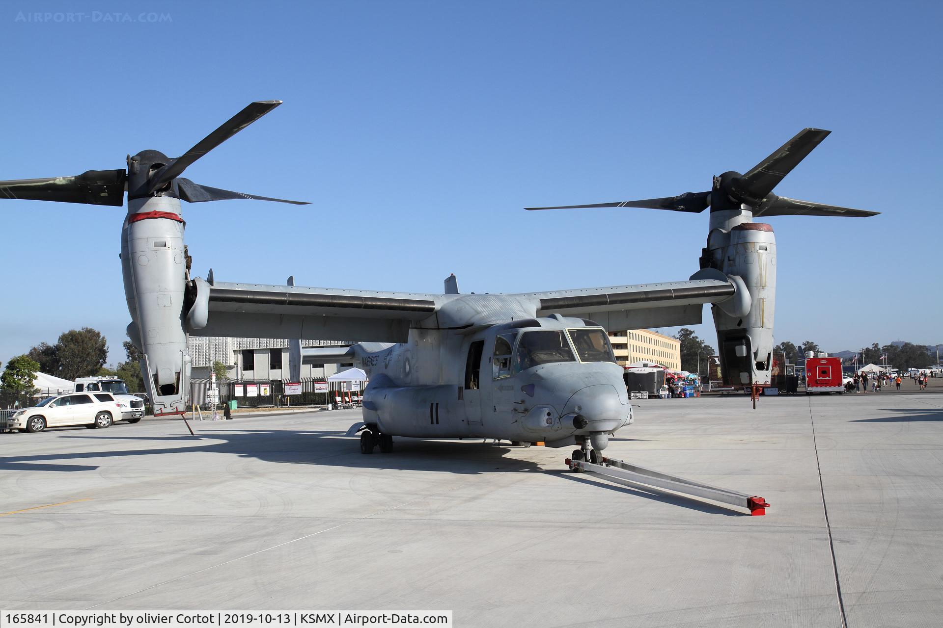 165841, Bell-Boeing MV-22B Osprey C/N D0027, Santa Maria airshow 2019
