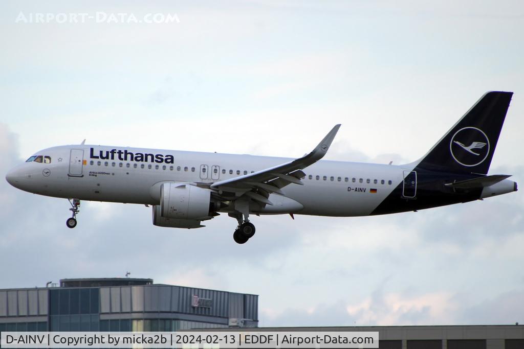 D-AINV, 2020 Airbus A320-271N C/N 9071, Landing