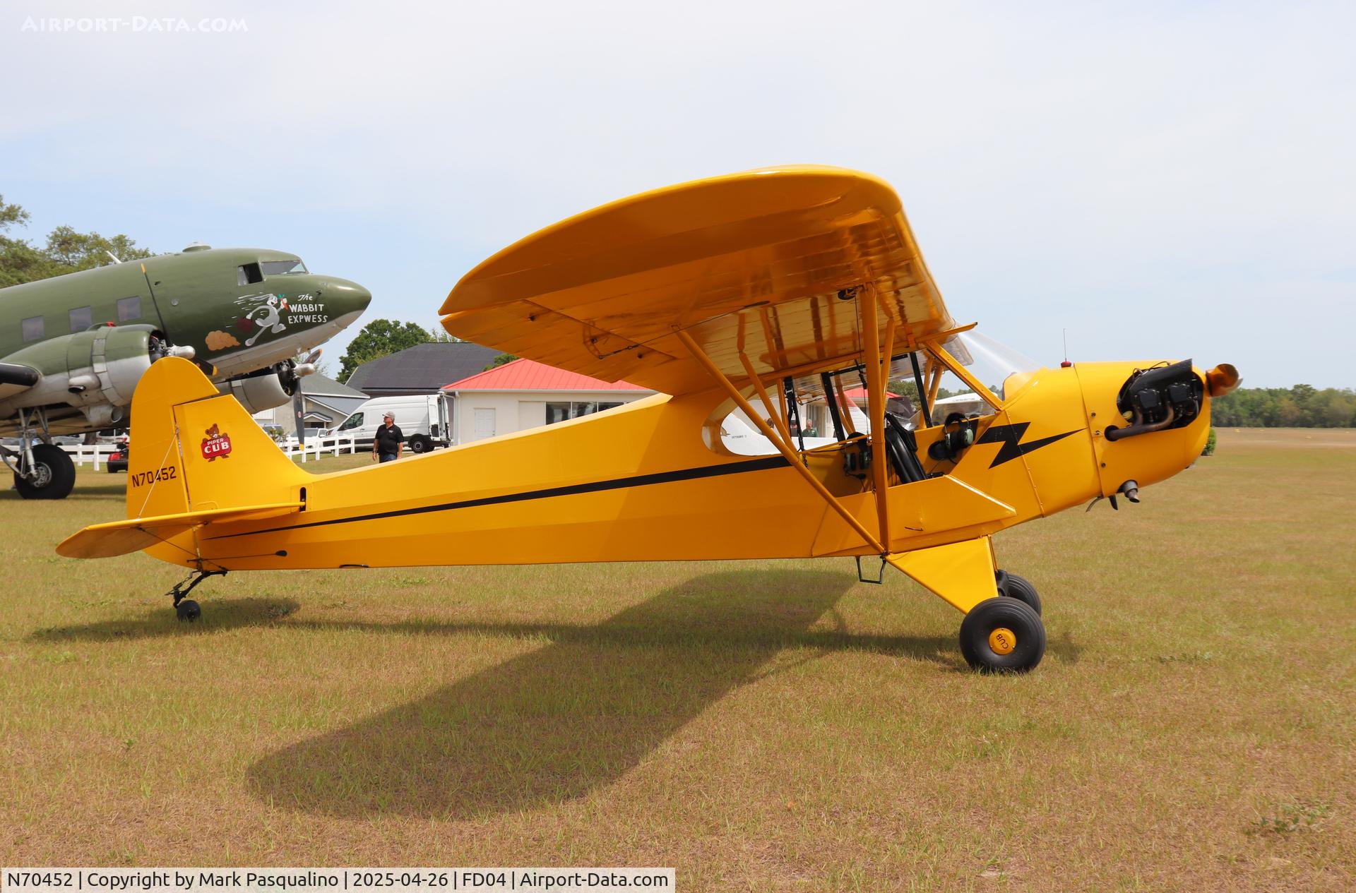 N70452, 1946 Piper J3C-65 Cub C/N 17451, Piper J3C-65