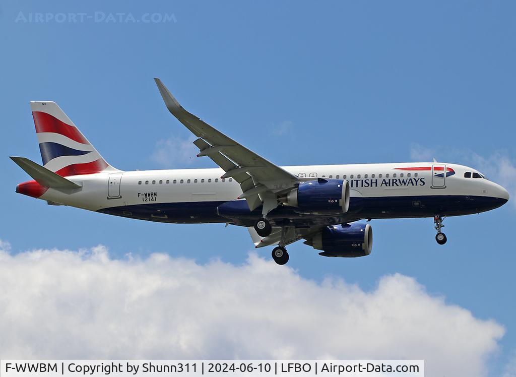 F-WWBM, 2024 Airbus A320-251 Neo C/N 12141, C/n 12141 - To be G-TTNX